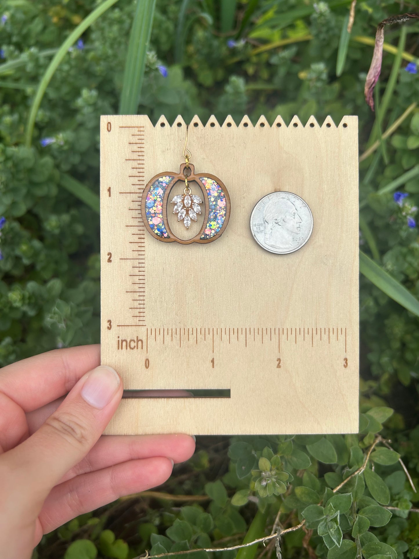 Diamond Pumpkin earrings