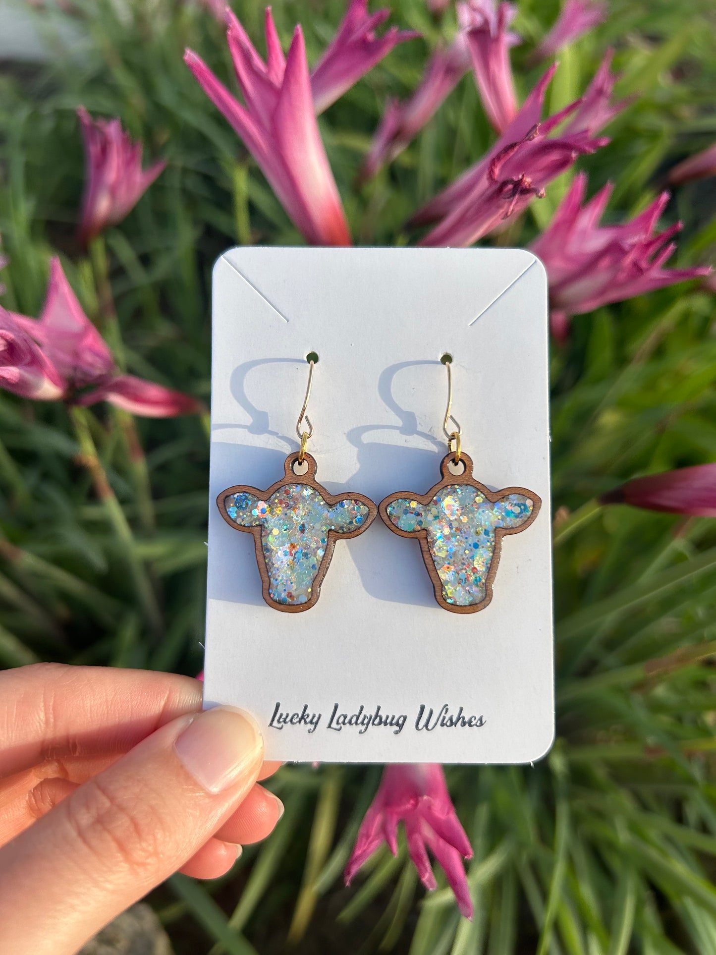 Cow Head earrings