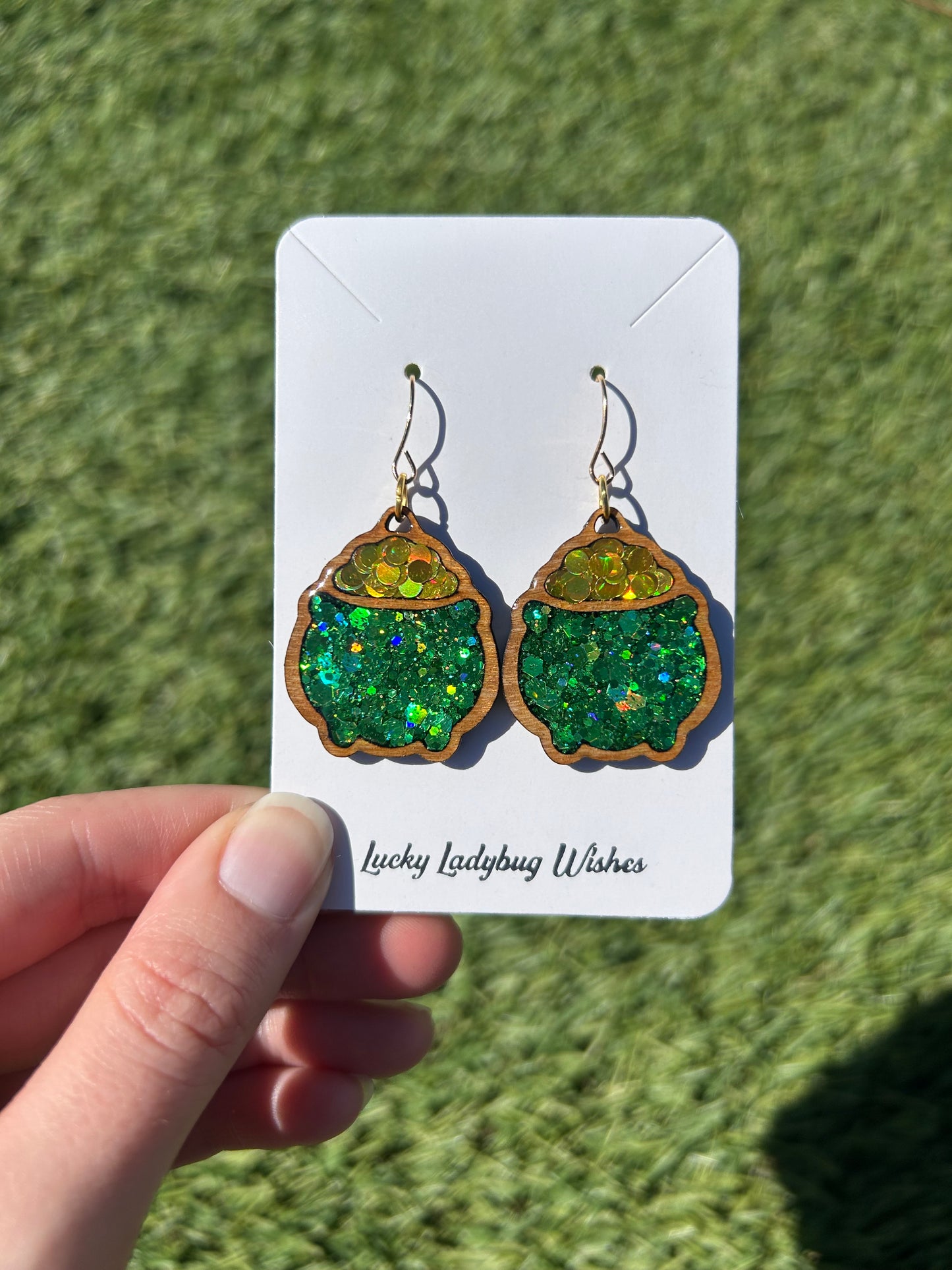 Pot of Gold earrings