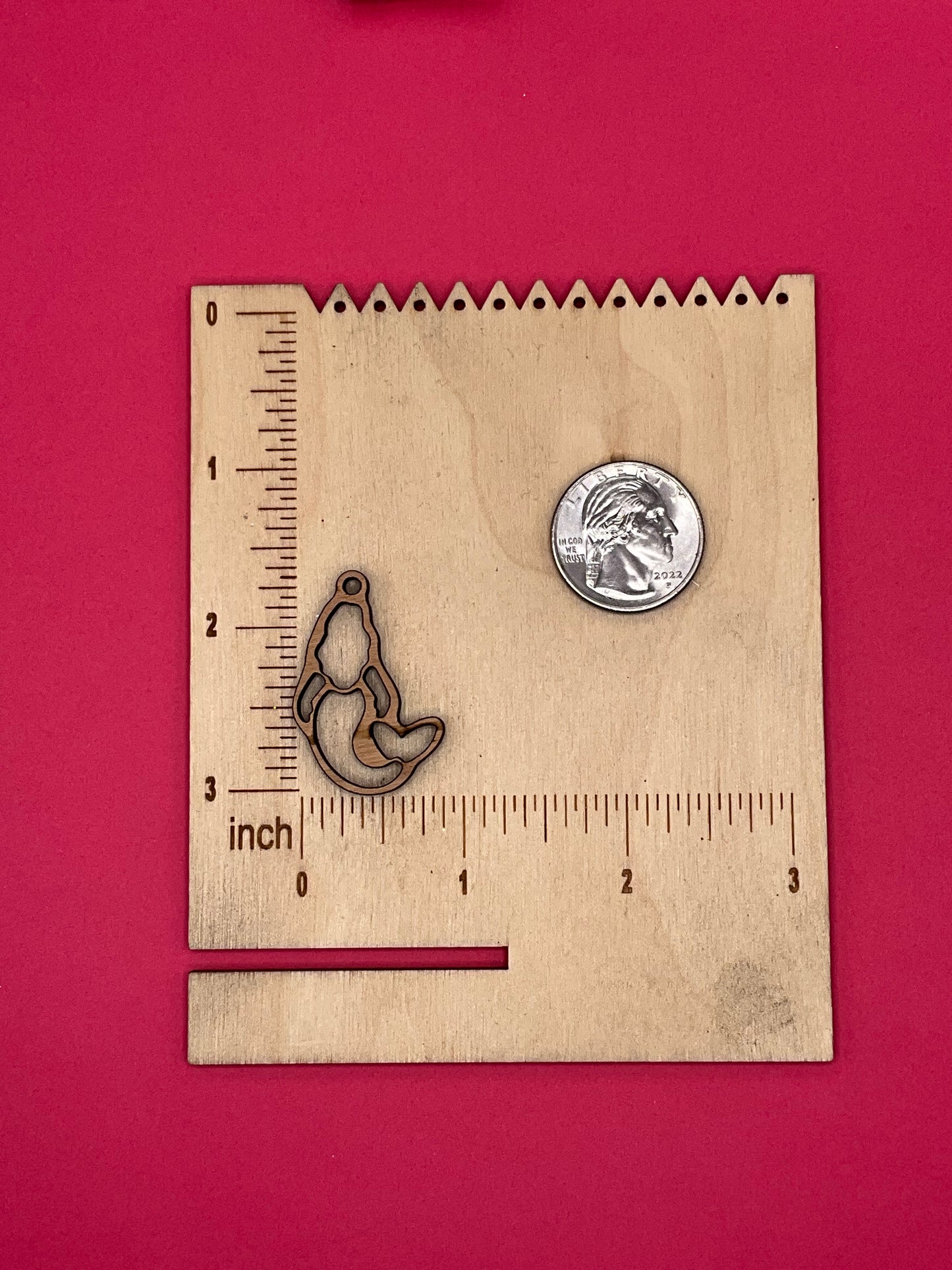 Blank Mermaid wooden bezel