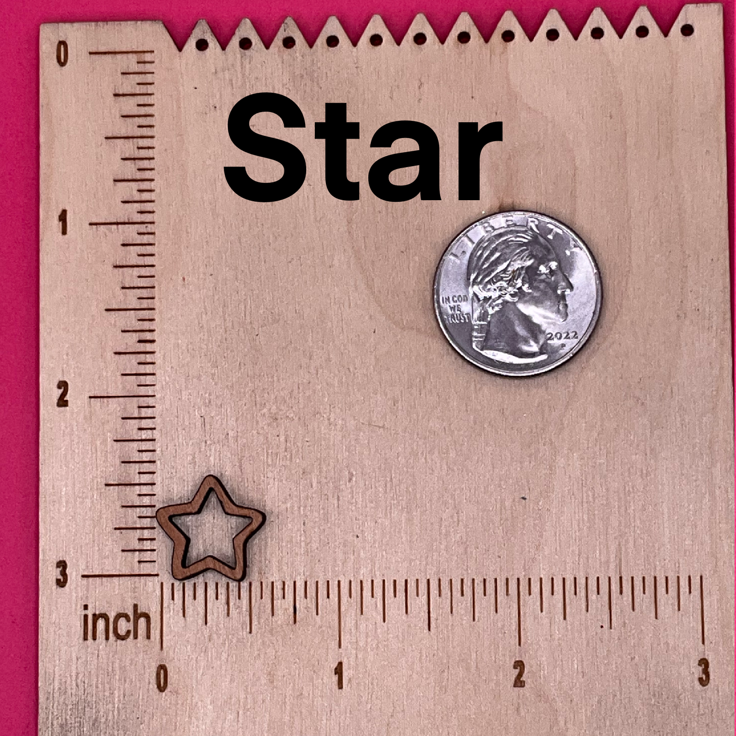 Blank 4th of July Studs wooden bezels