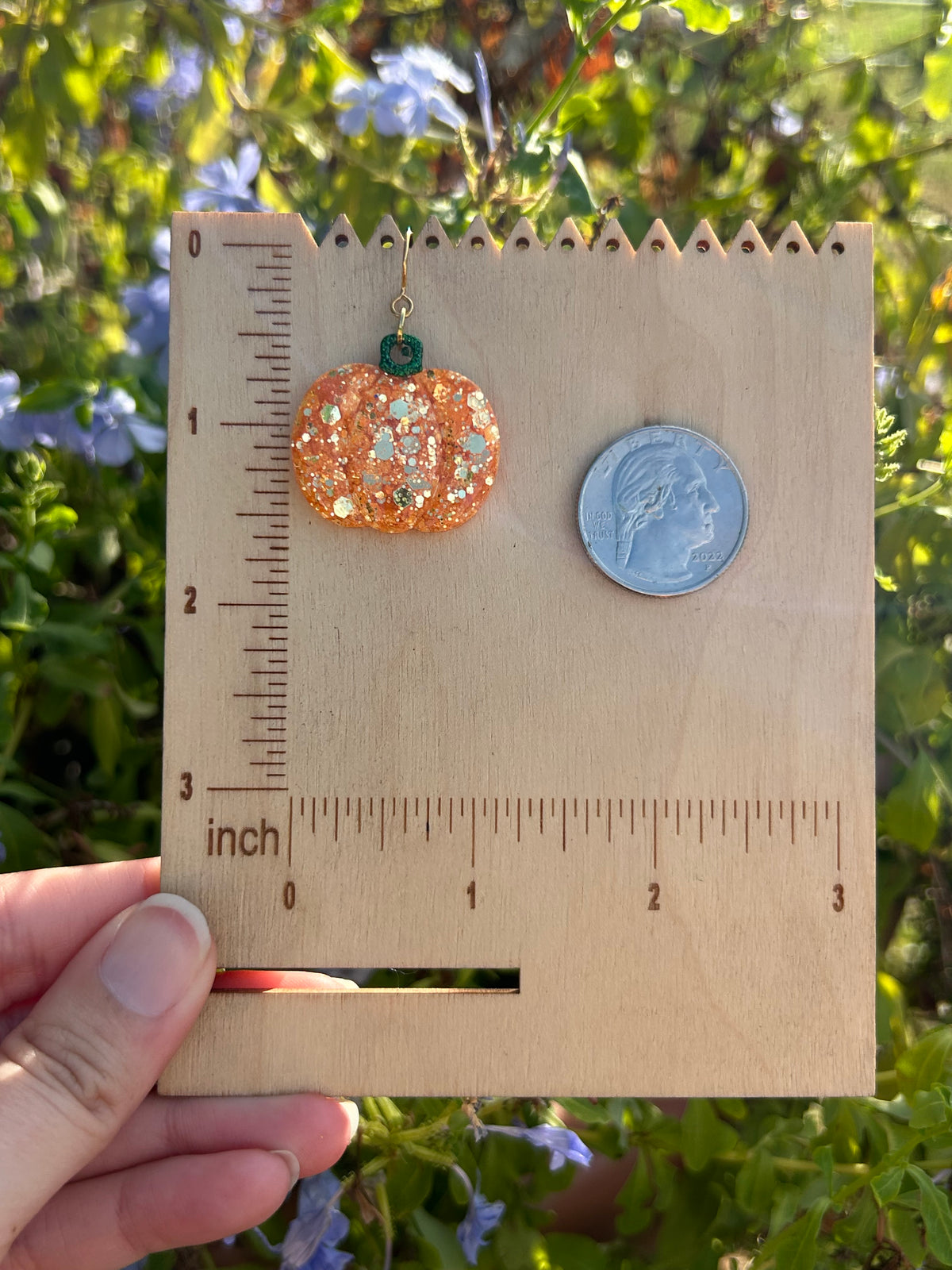 Pumpkin earrings