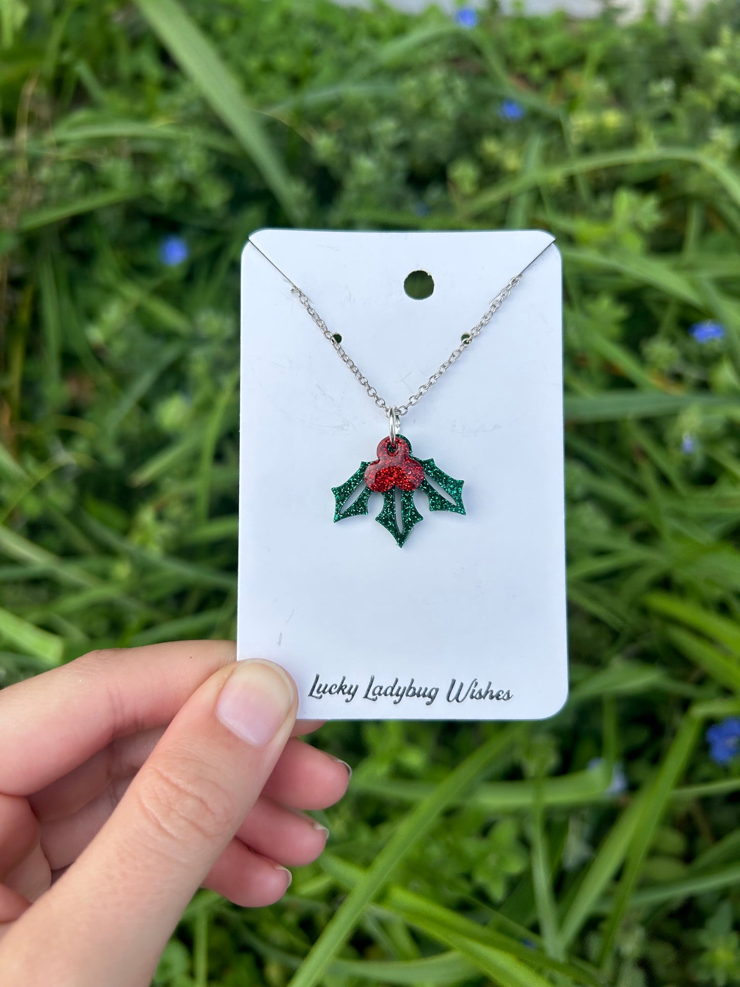 Mistletoe necklace