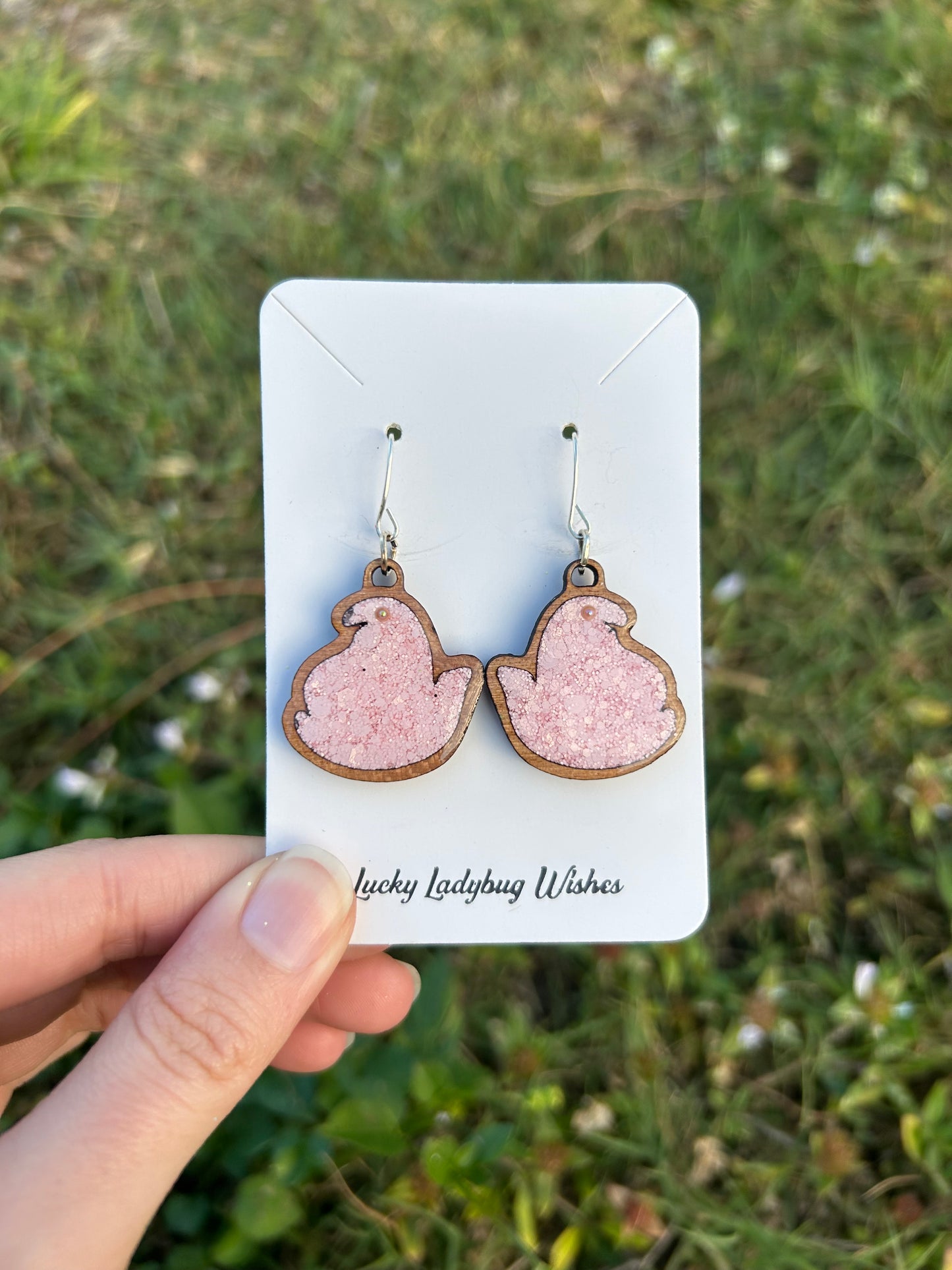 Peep chicks earrings