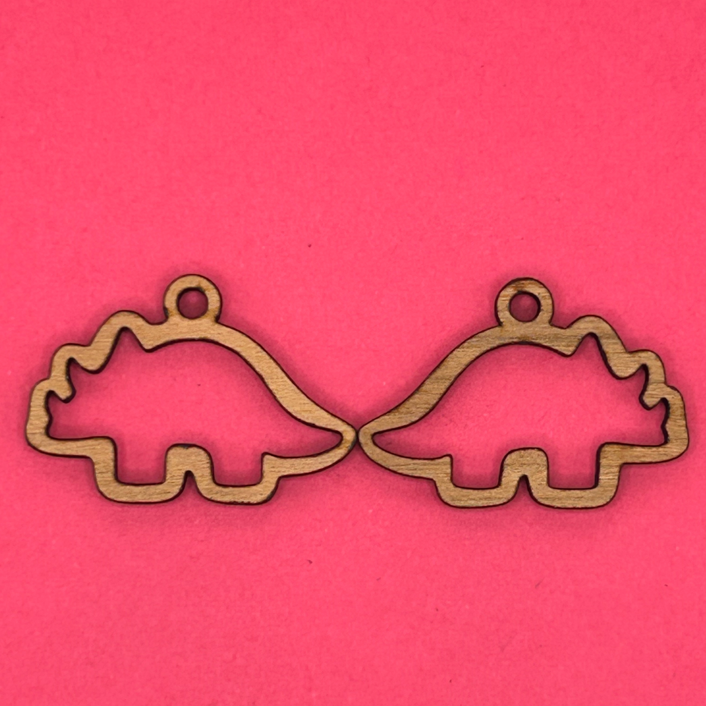 Blank Triceratops wooden bezels