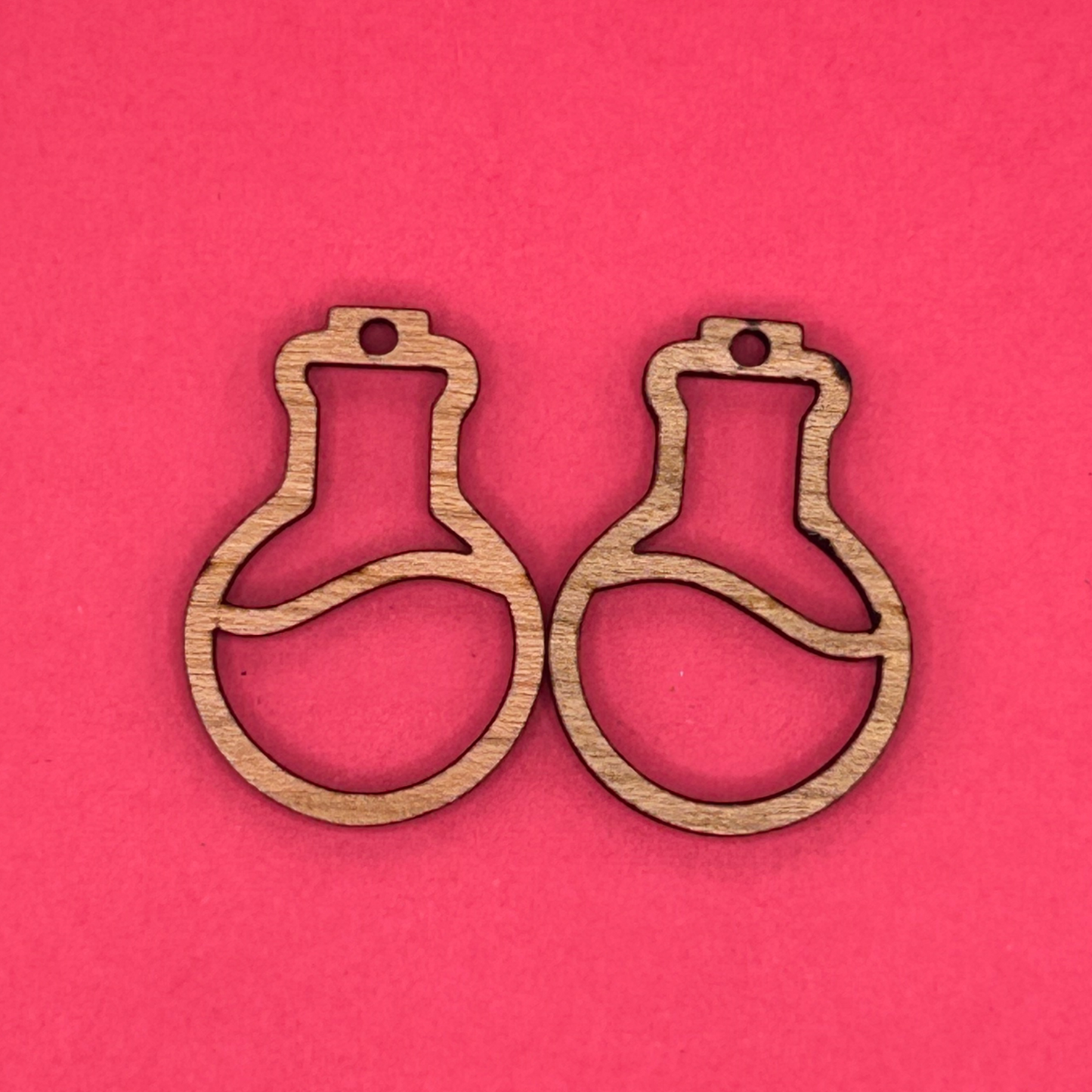 Blank Potion wooden bezels