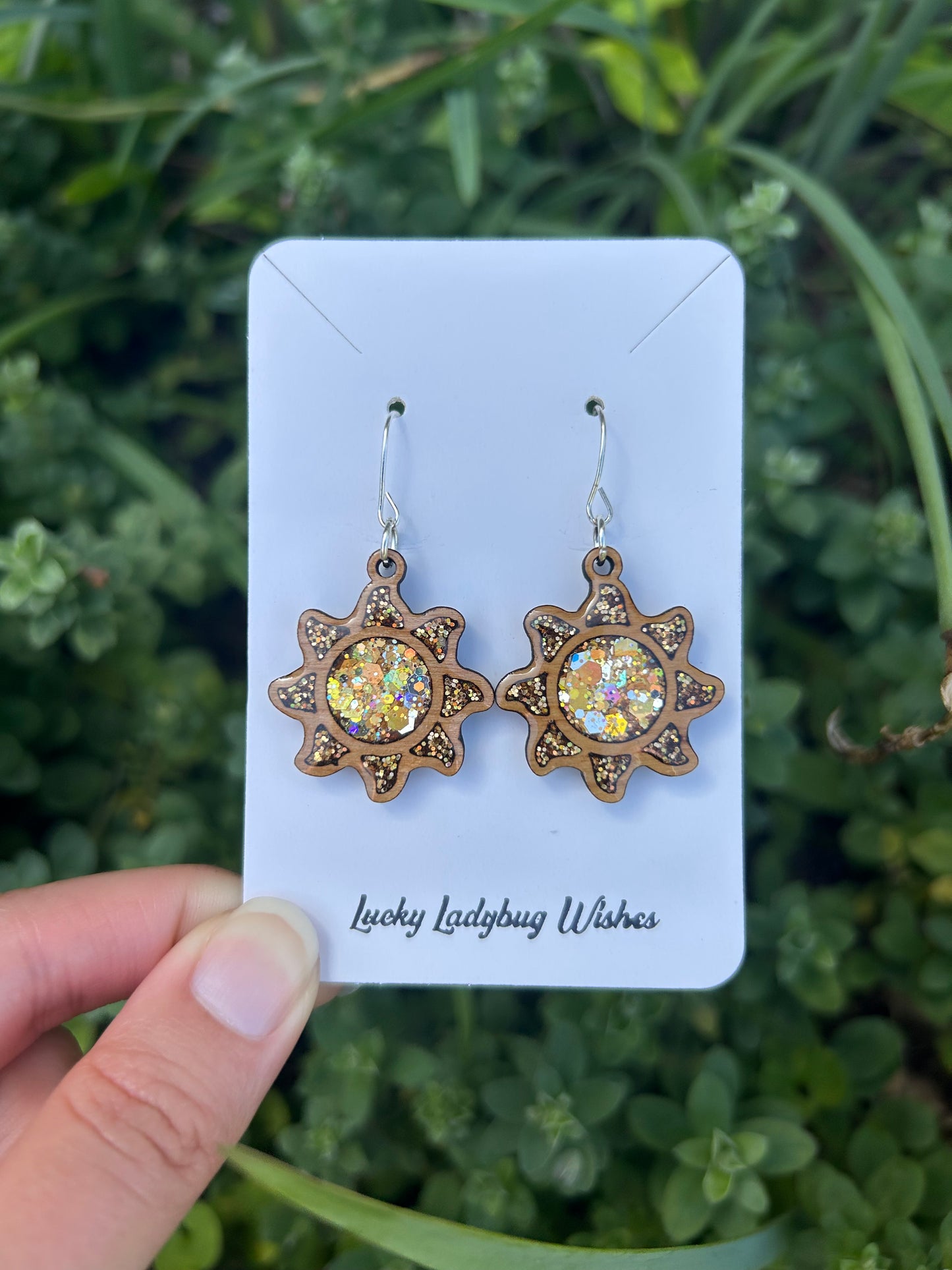 Sun earrings
