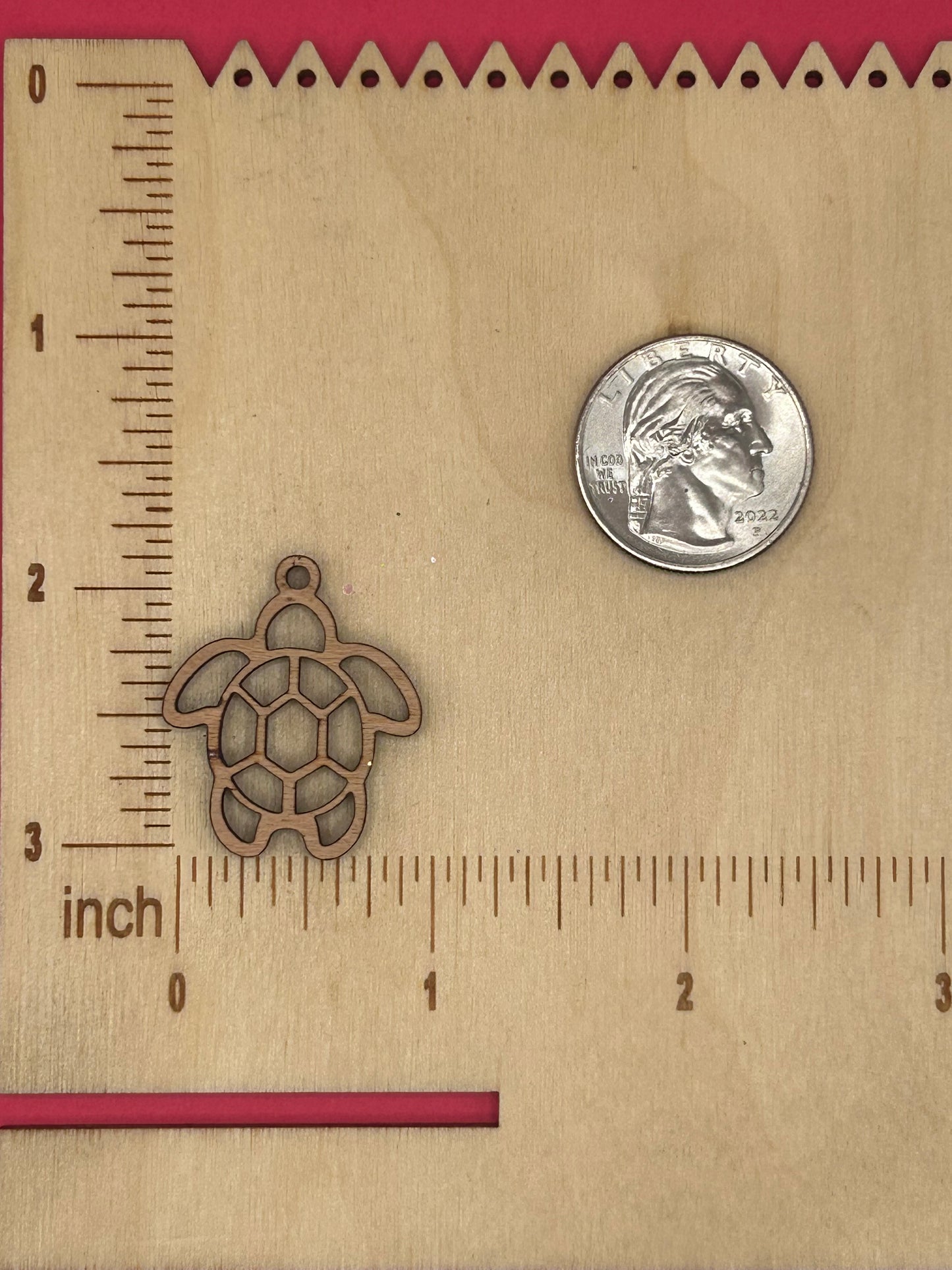Blank Turtle wooden bezels