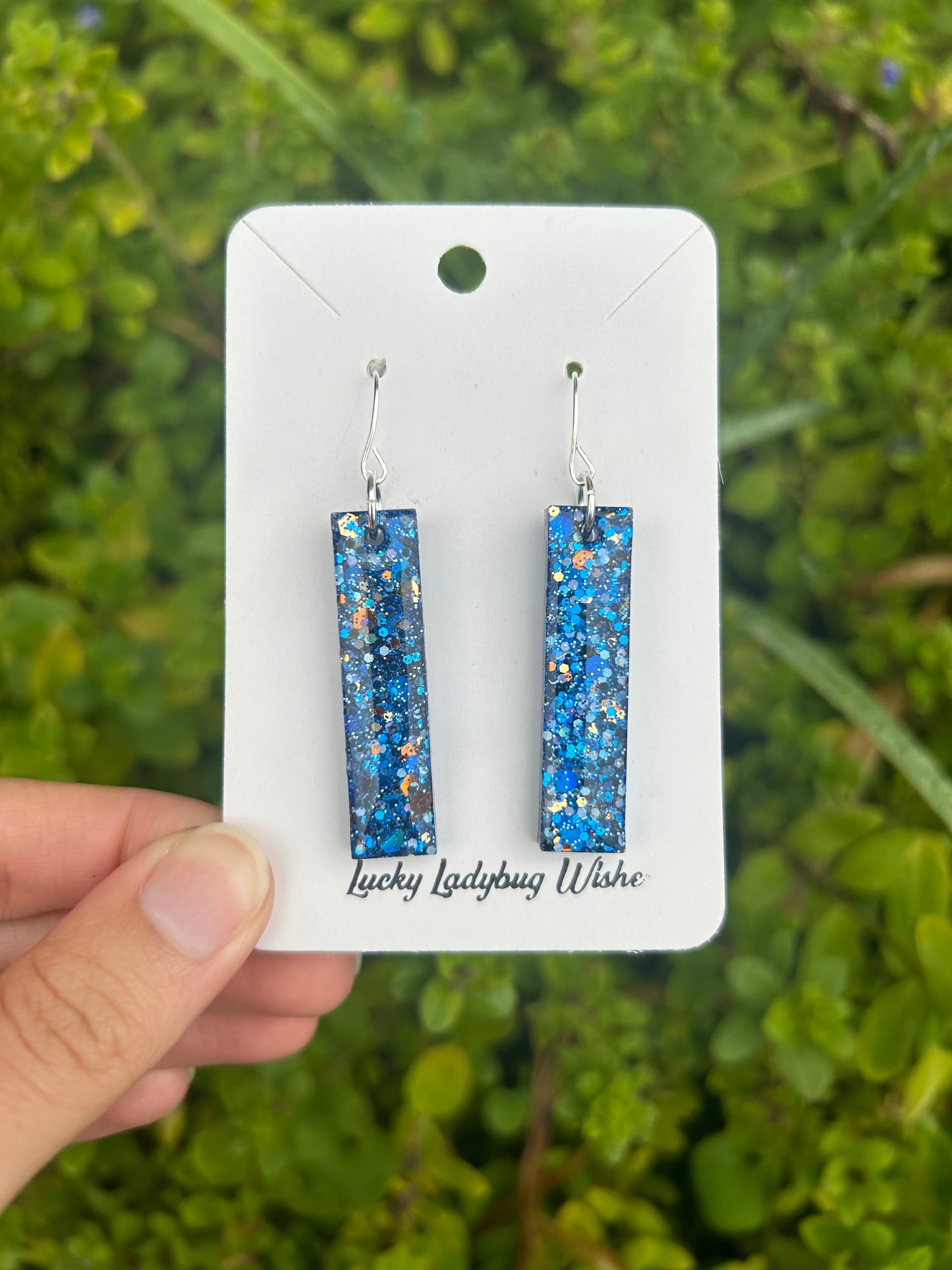 Small river treasure earrings