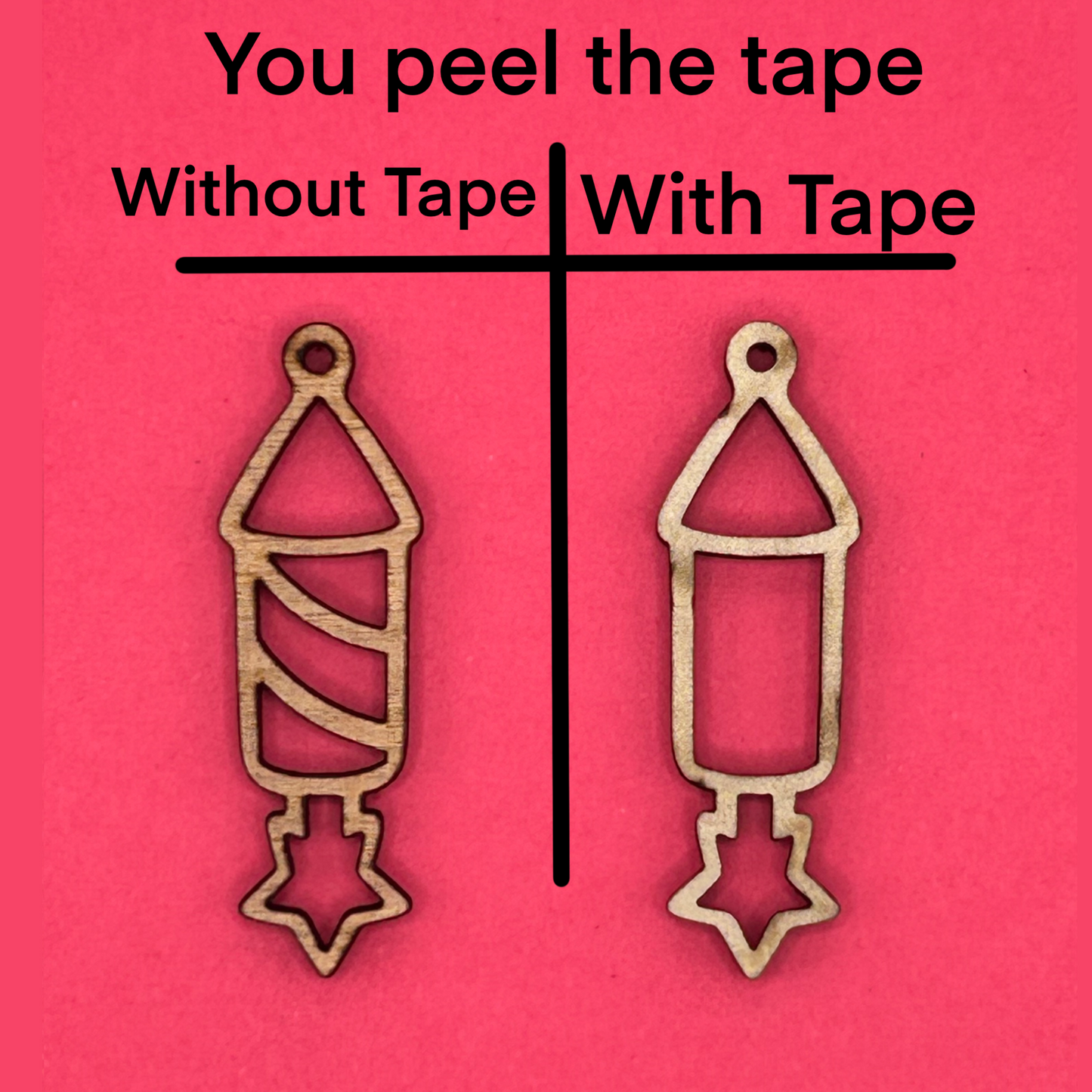 Blank Full Fireworks wooden bezels