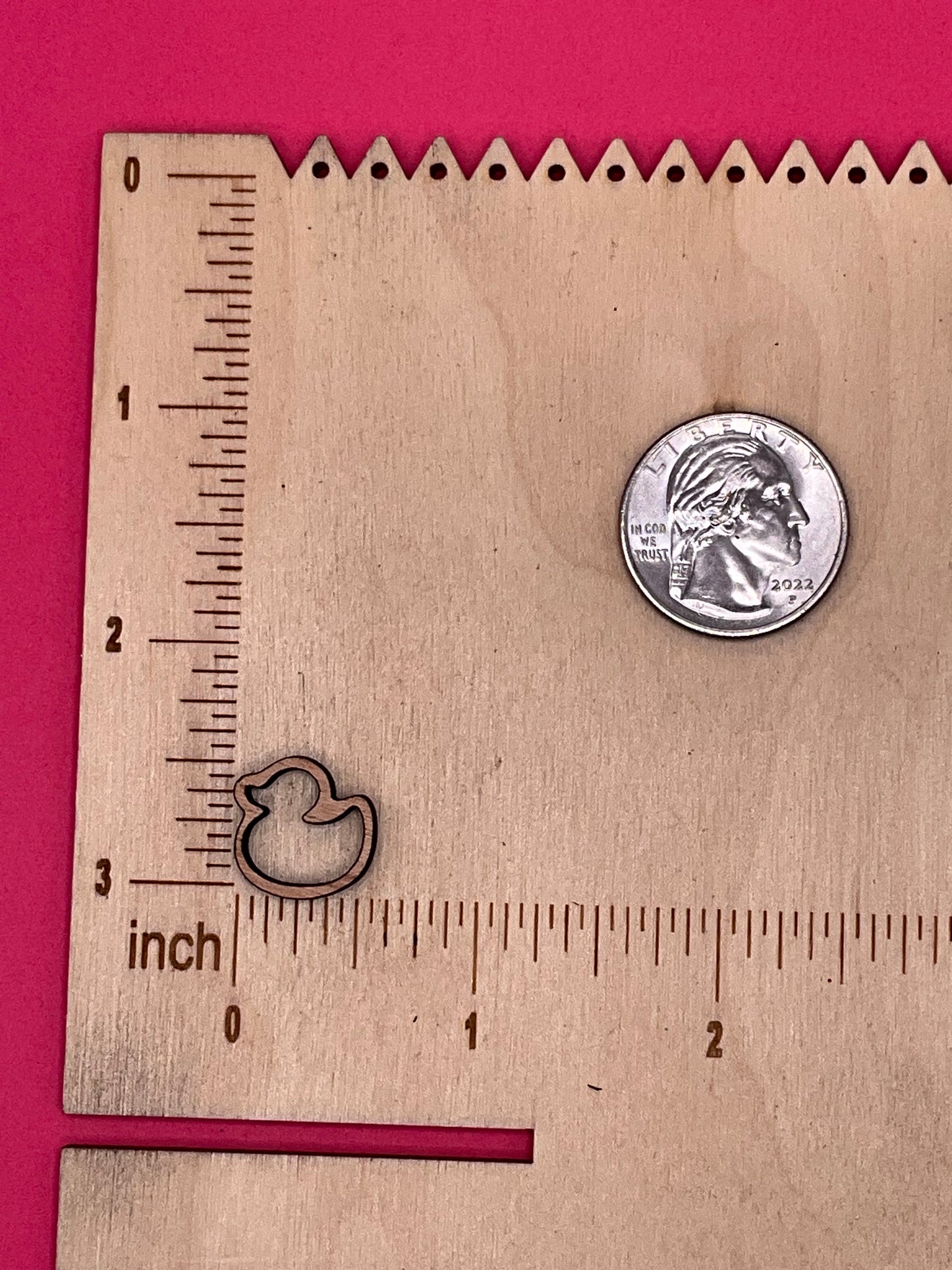 Blank Duck Studs wooden bezels