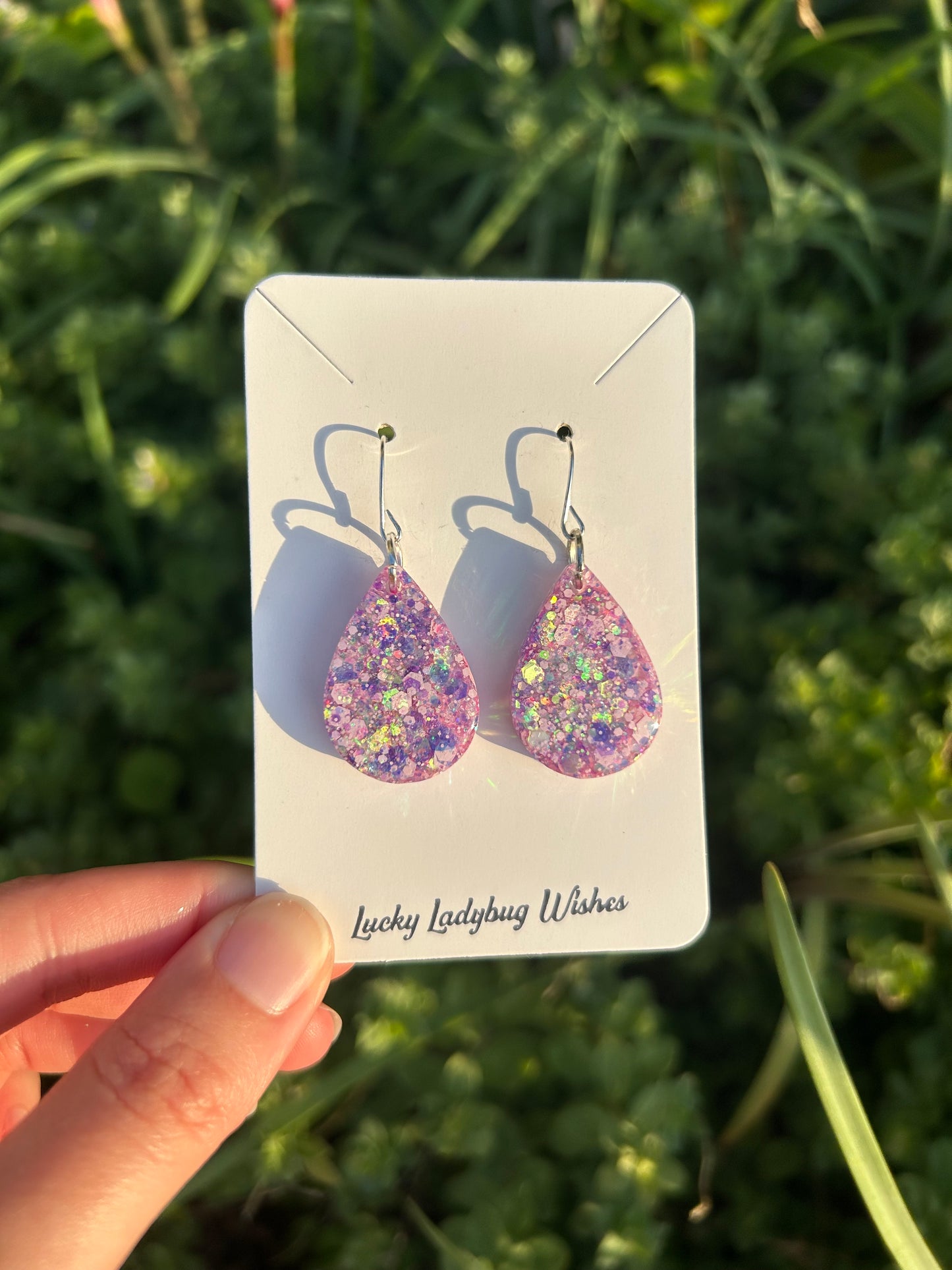 Small Summer Sunset earrings