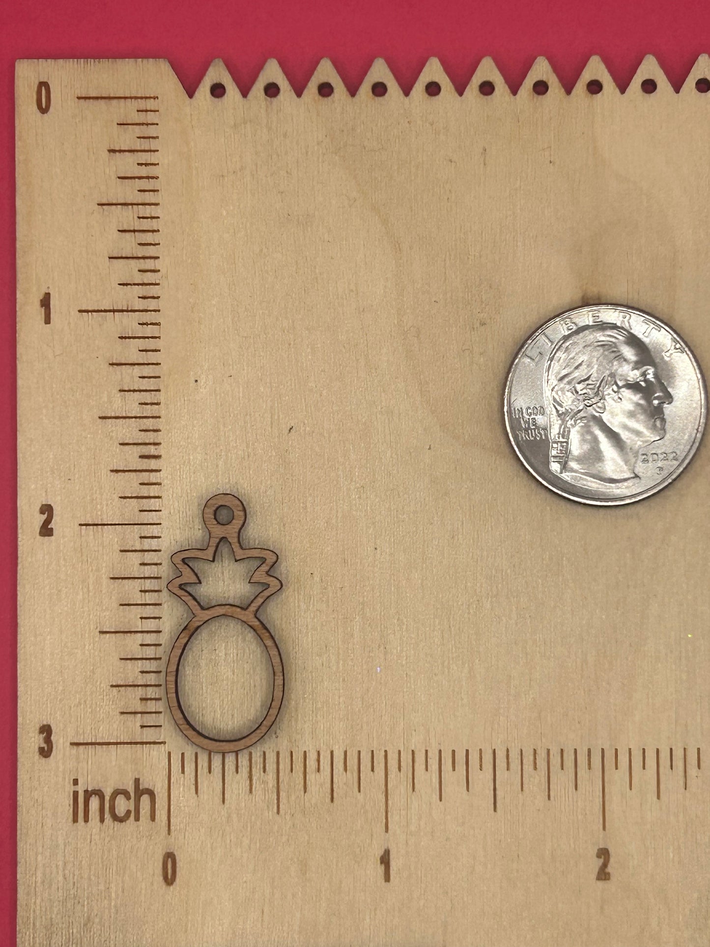 Blank Pineapple wooden bezel