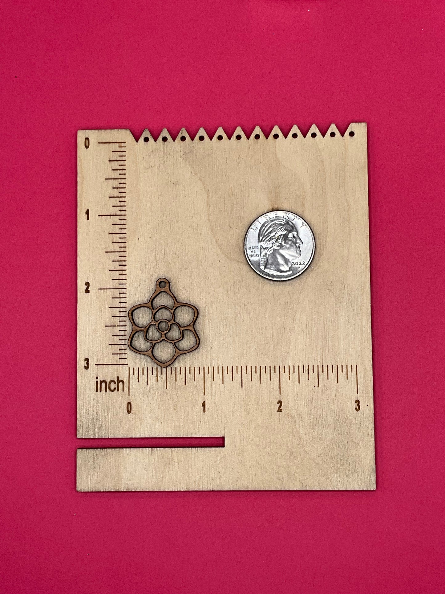 Blank Magnolia wooden bezel