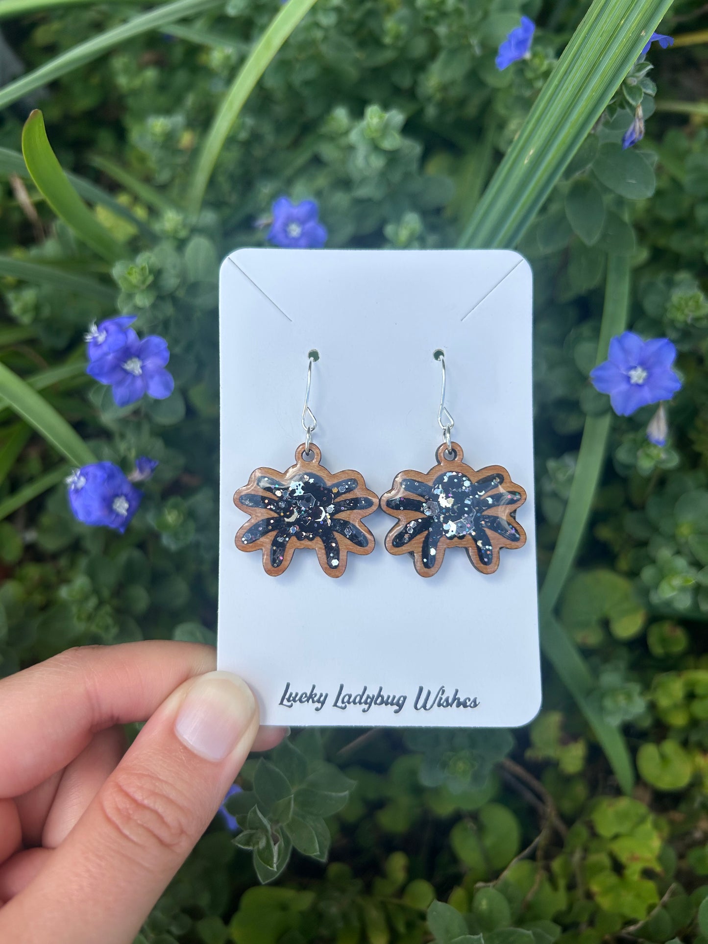 Spider earrings