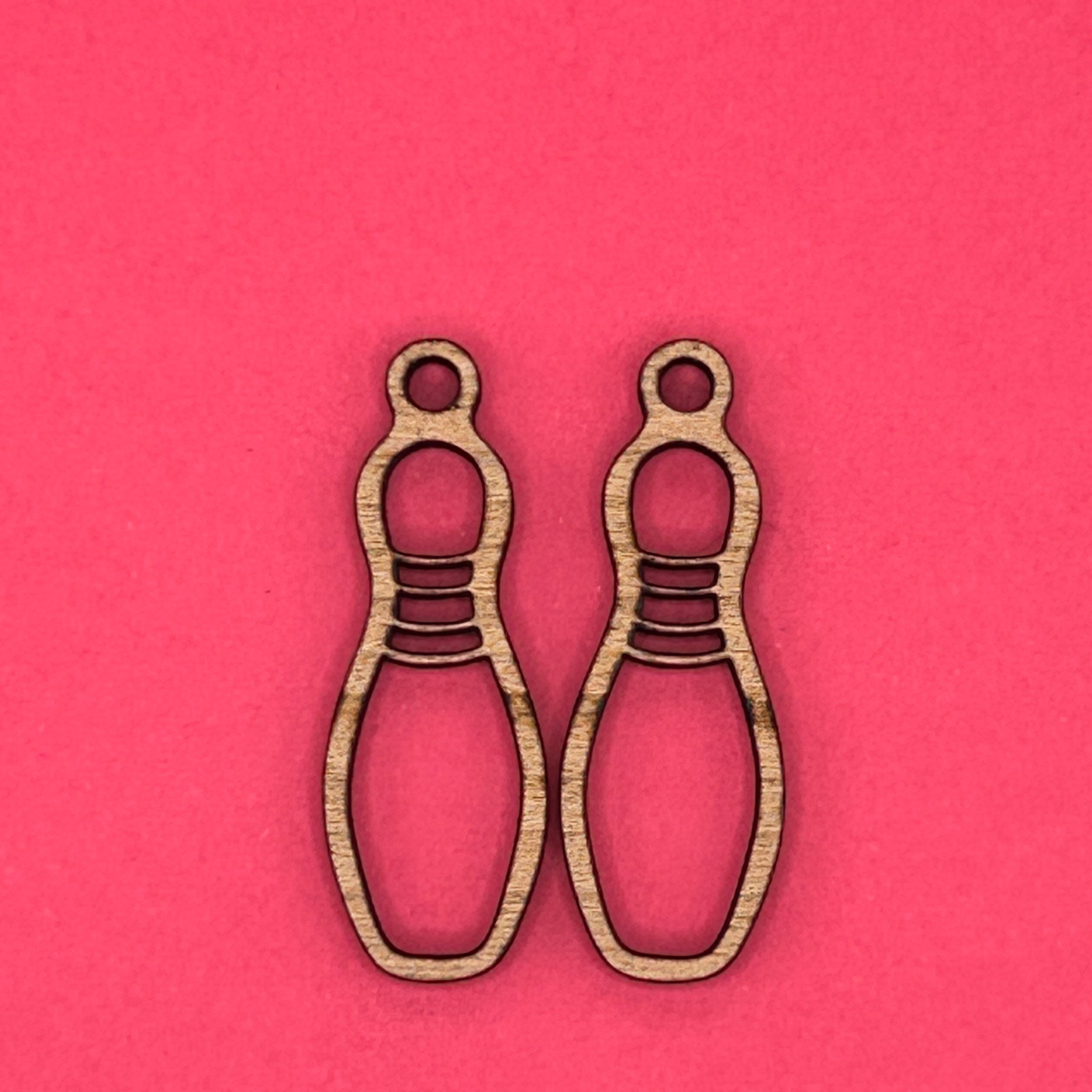 Blank Bowling Pin wooden bezels