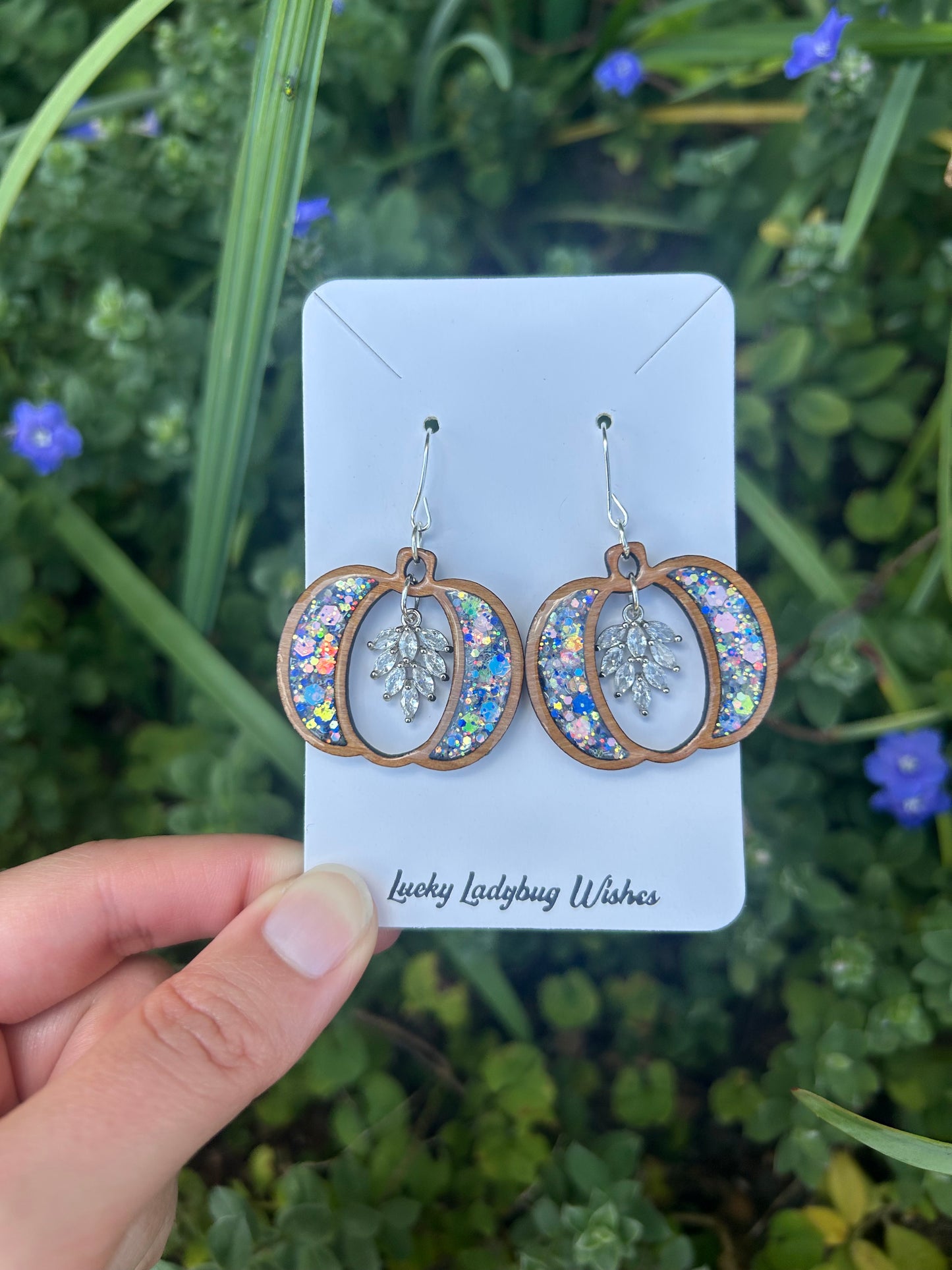 Diamond Pumpkin earrings