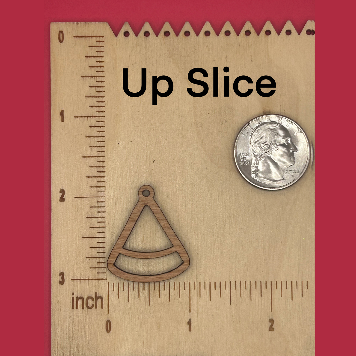 Blank Watermelon Triangle wooden bezel