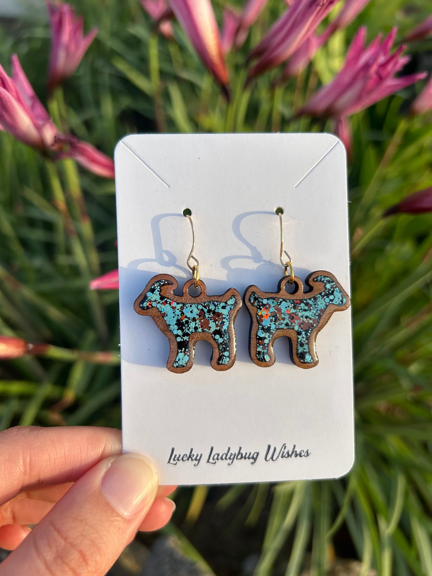 Goat earrings