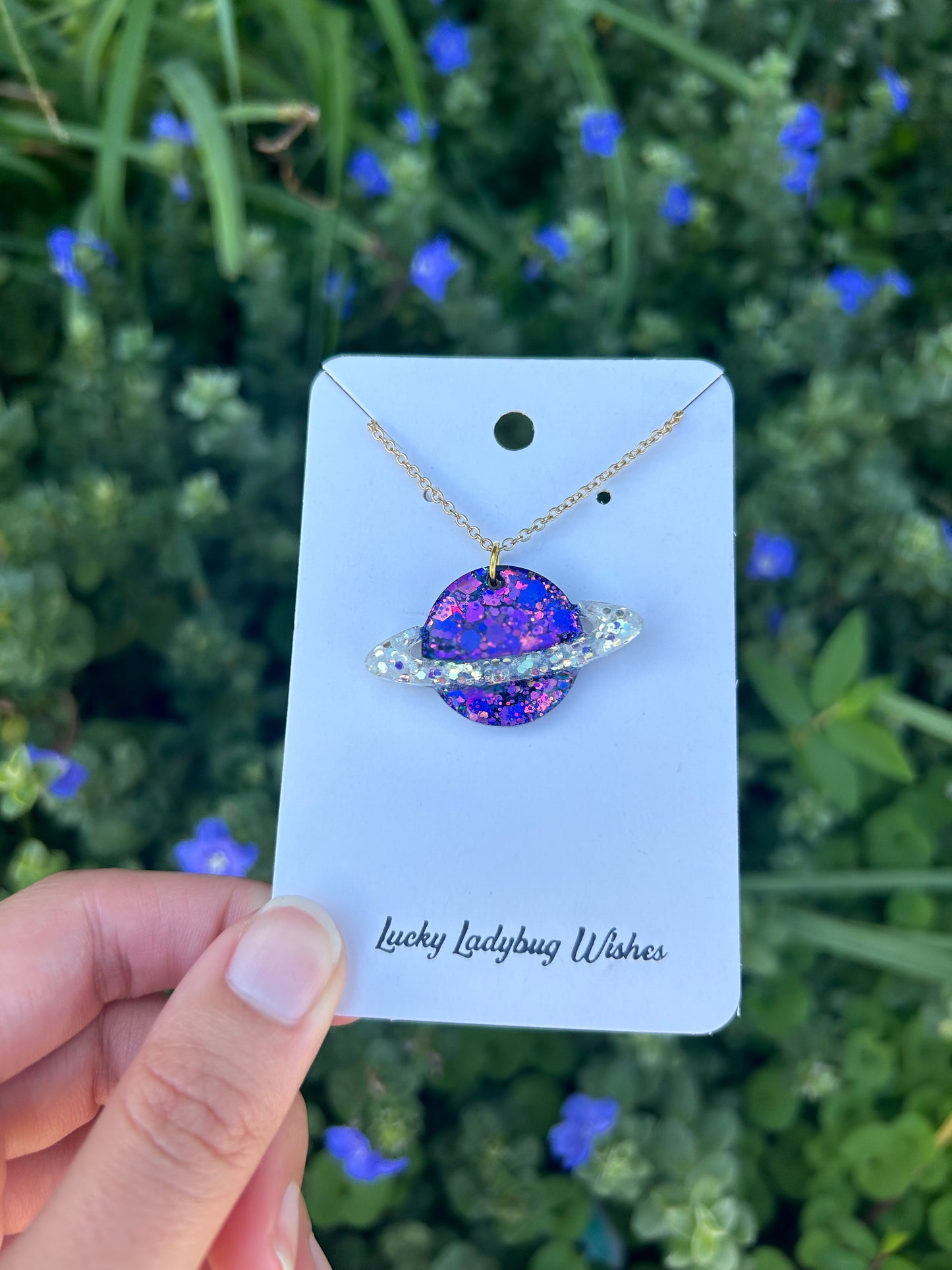 Planet necklace