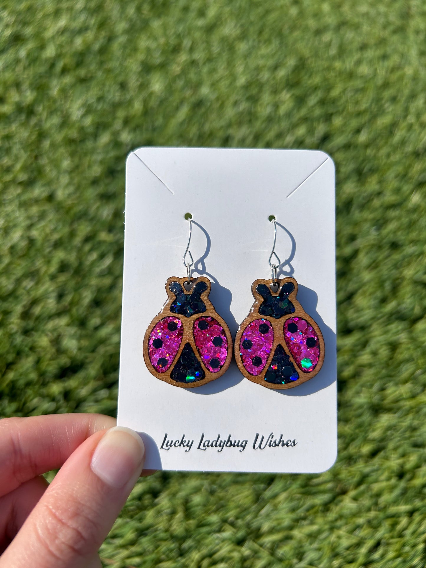 Ladybug earrings