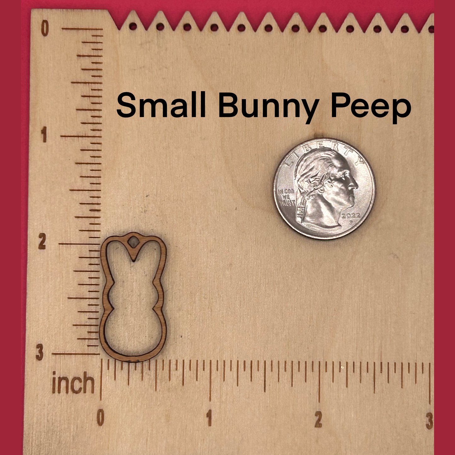 Blank Peeps wooden bezels