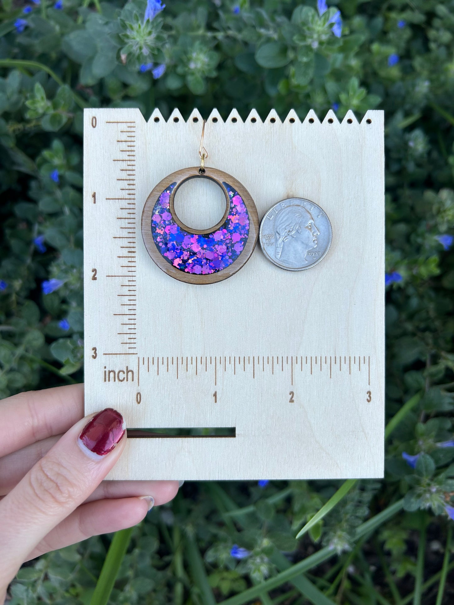 Galaxy earrings