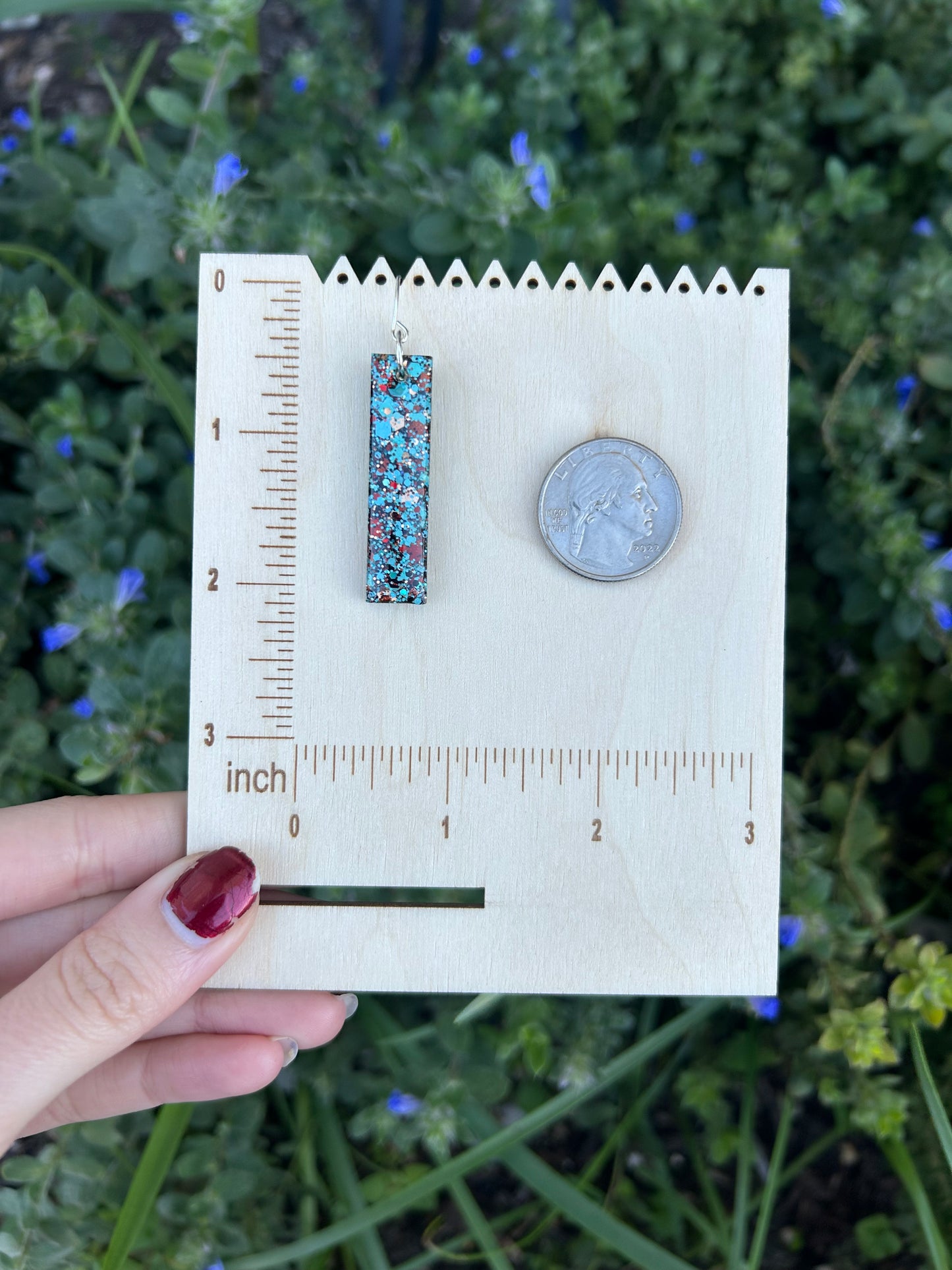 Small atta girl earrings