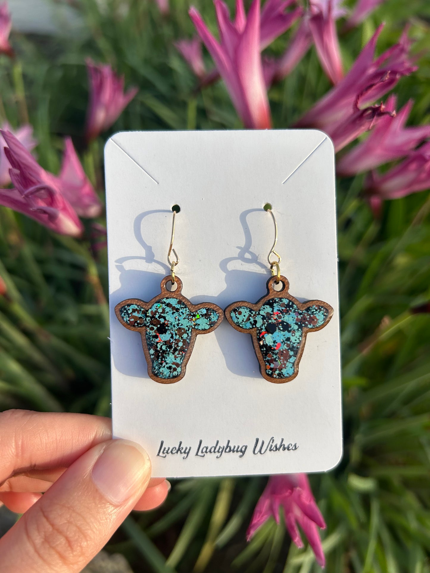 Cow Head earrings