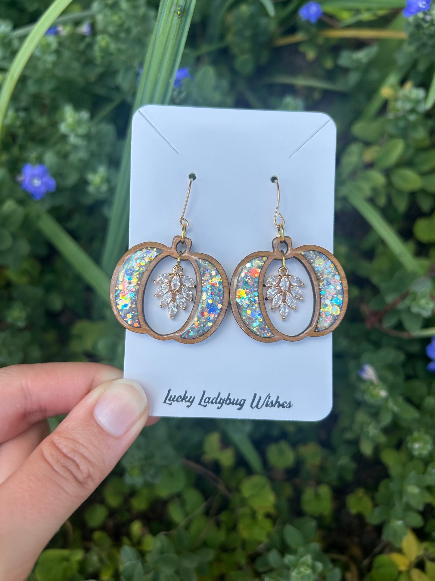 Diamond Pumpkin earrings