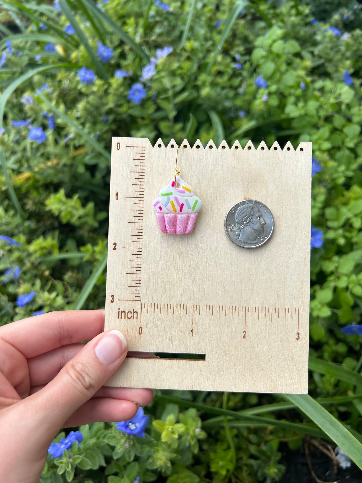 Cupcake earrings