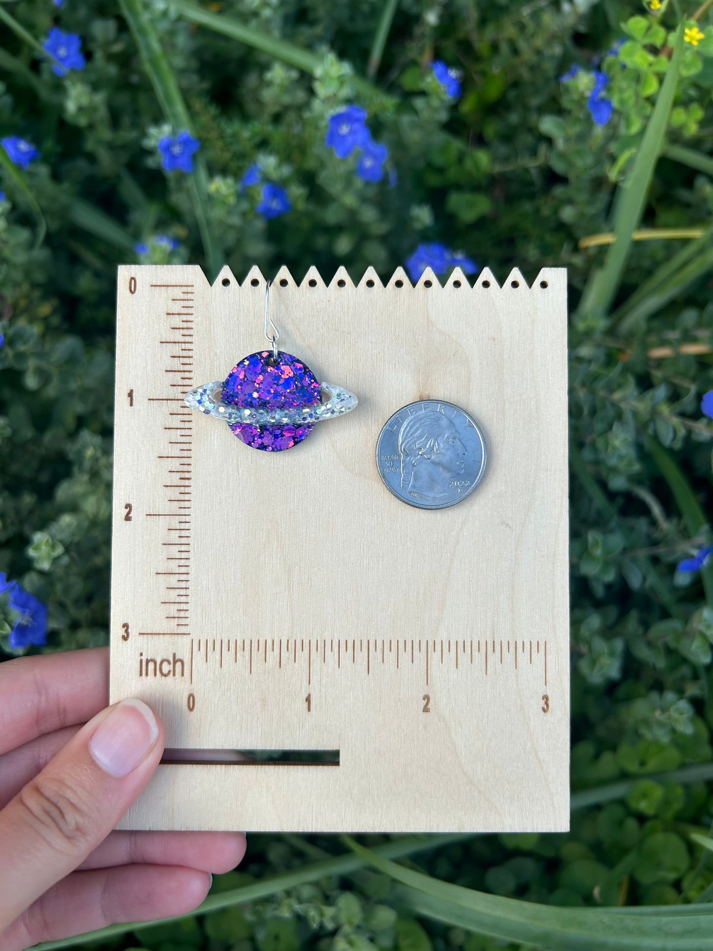 Planet earrings