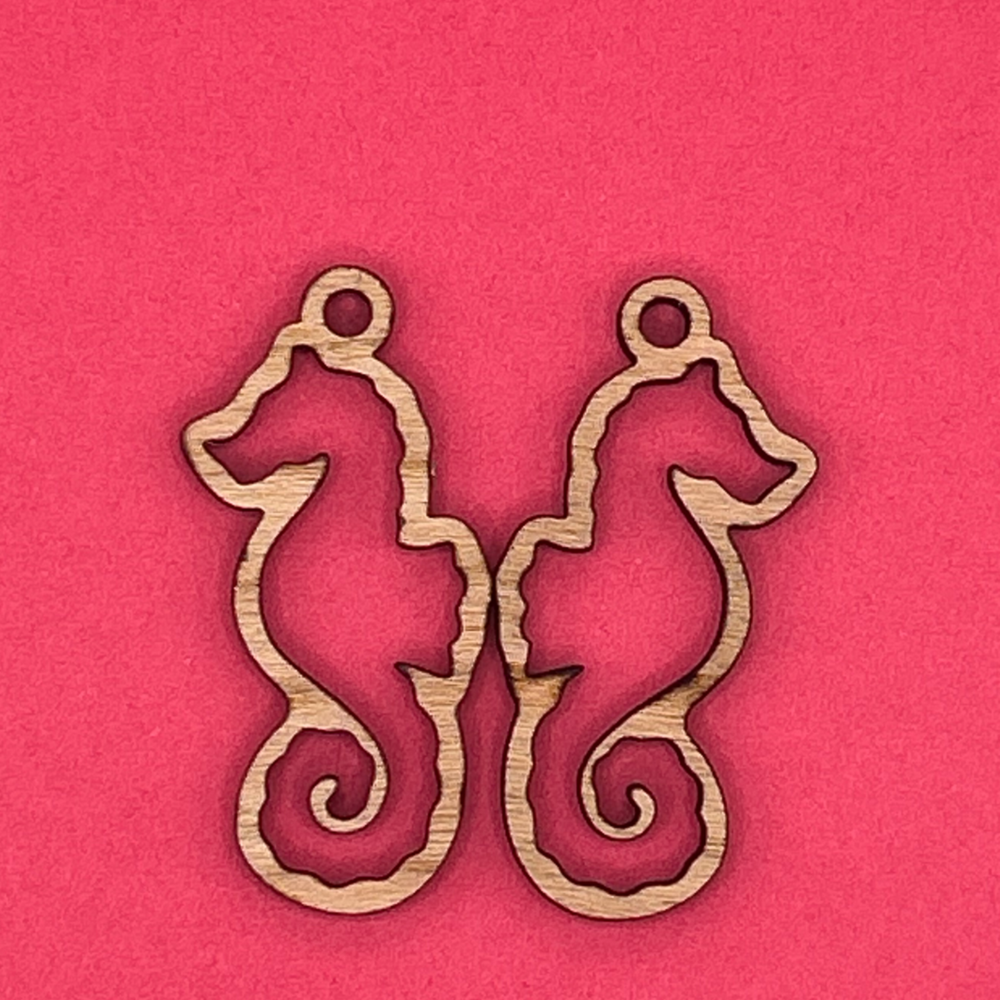 Blank Seahorse wooden bezels