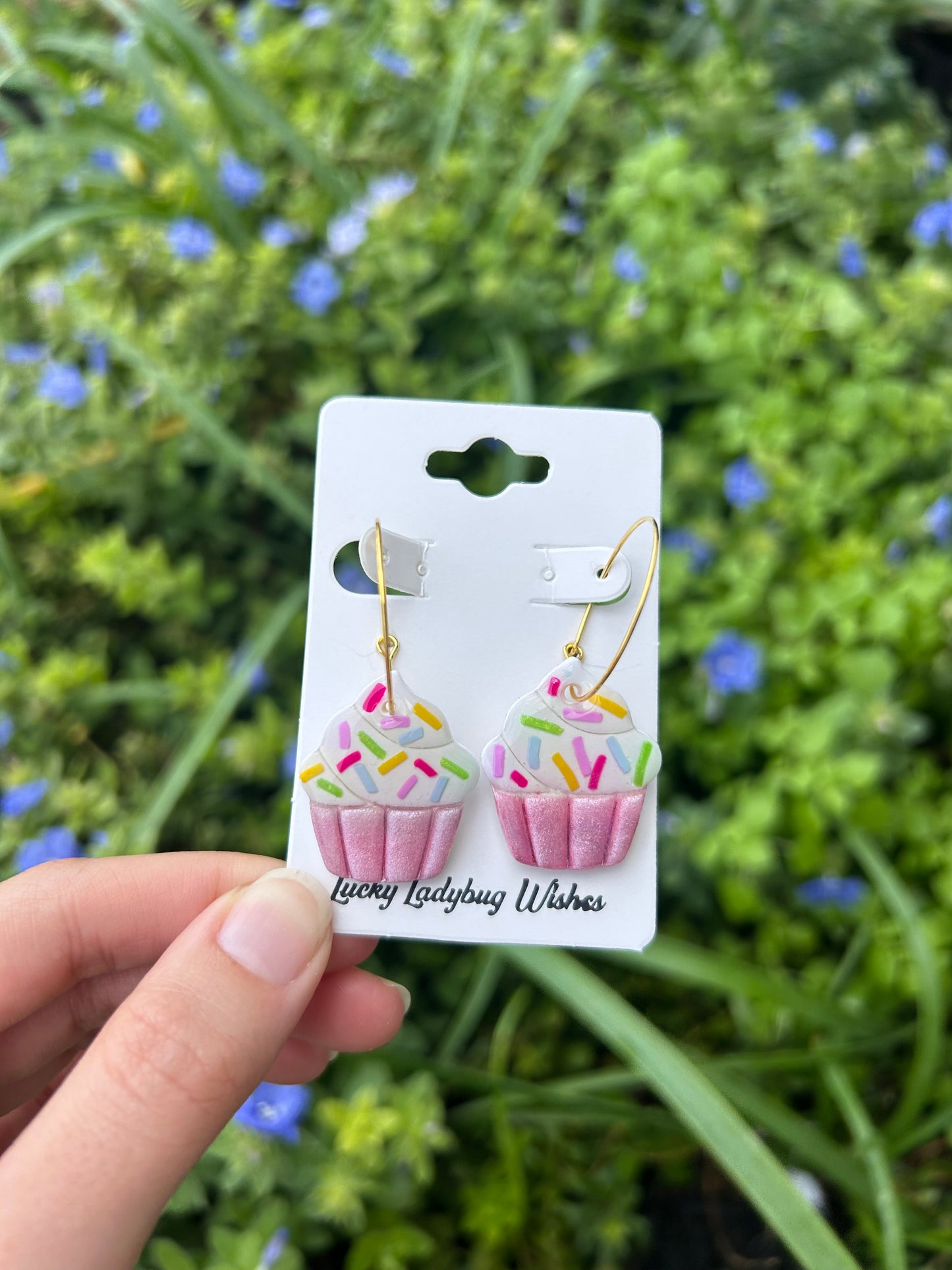 Cupcake earrings
