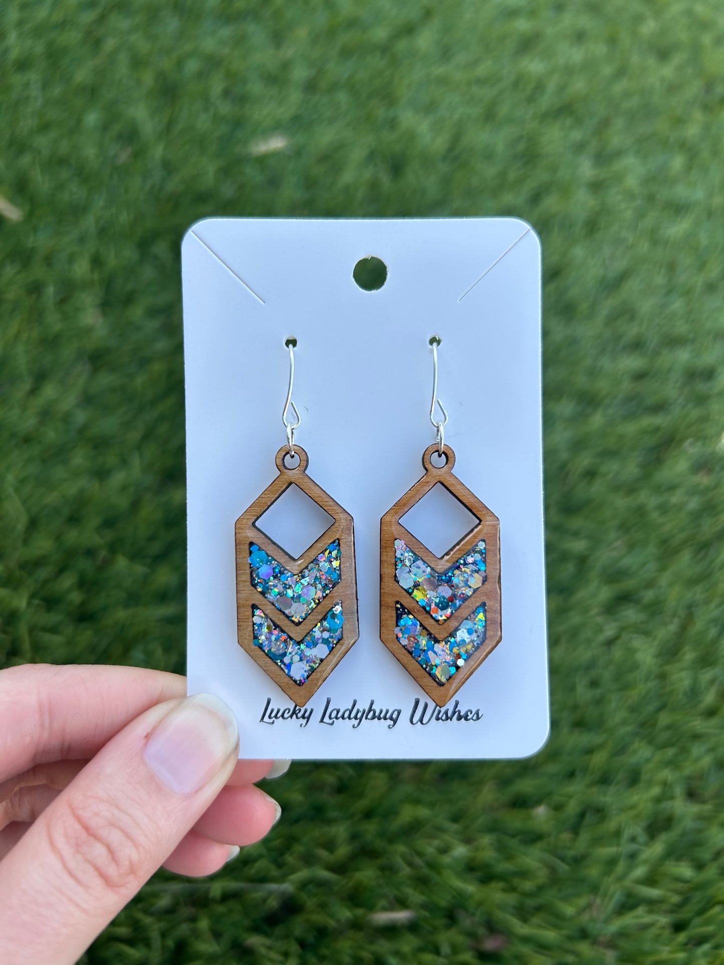 Paisley earrings