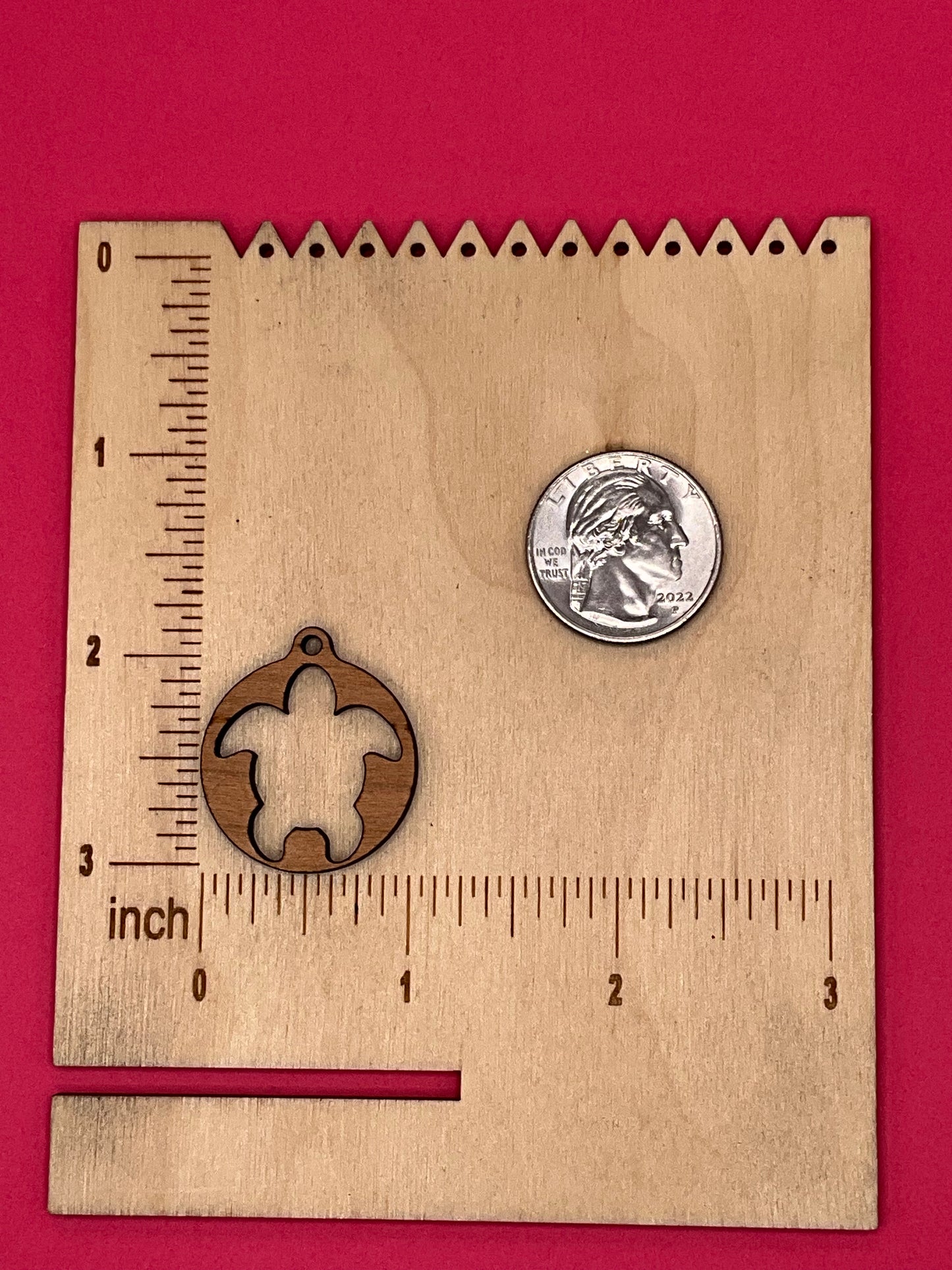 Blank Turtle Hoop wooden bezels
