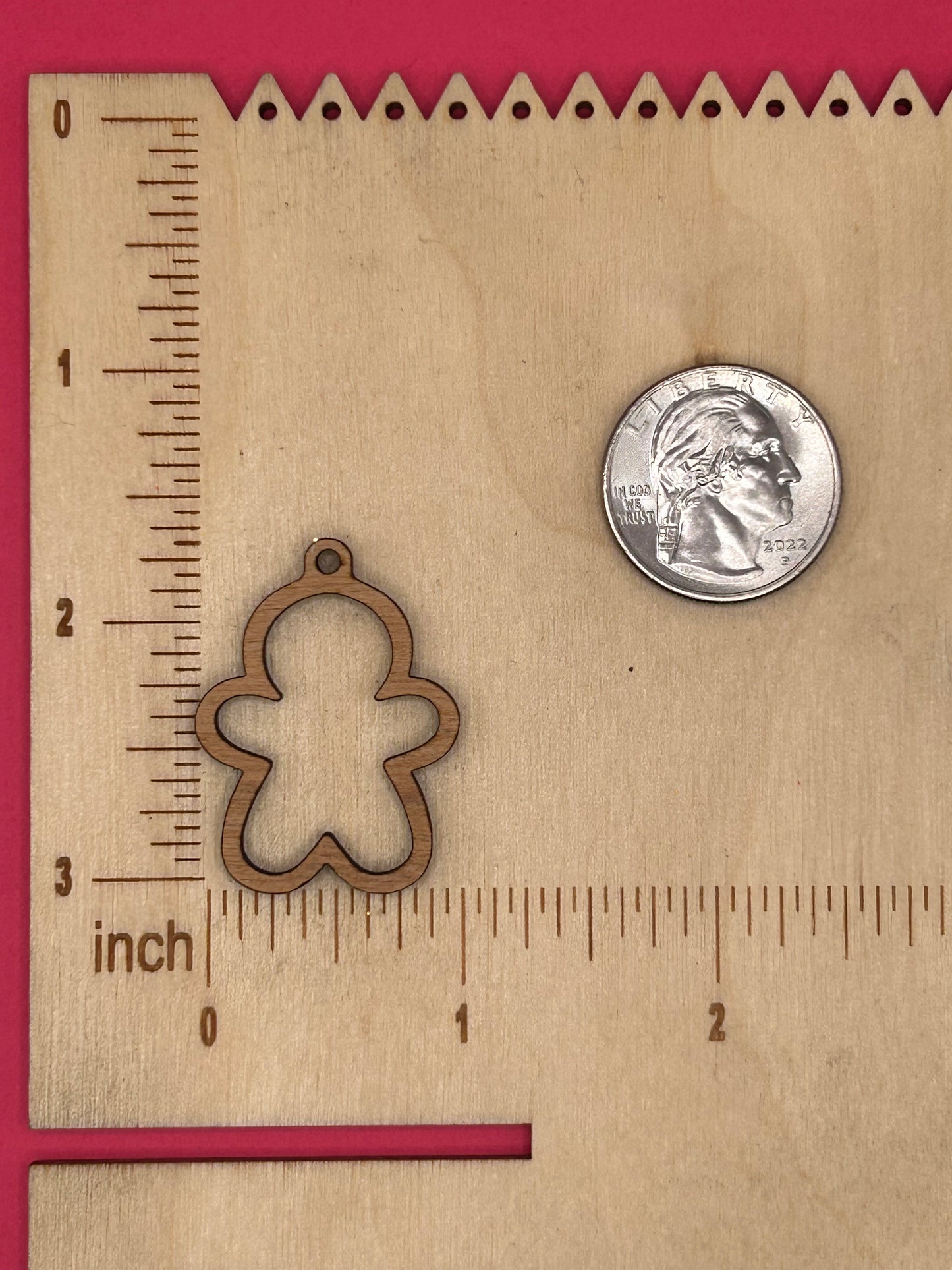 Blank Gingerbread wooden bezel