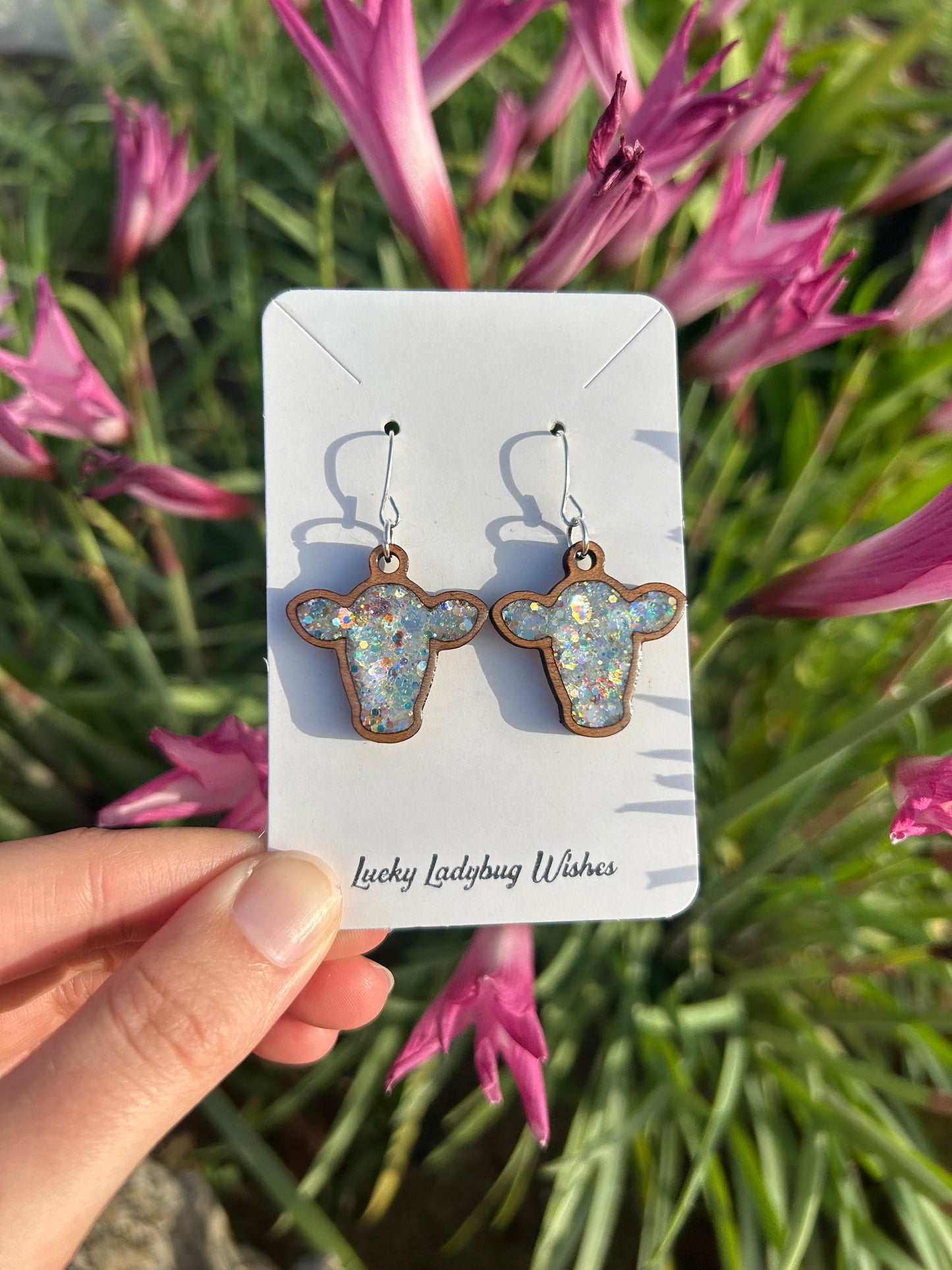 Cow Head earrings