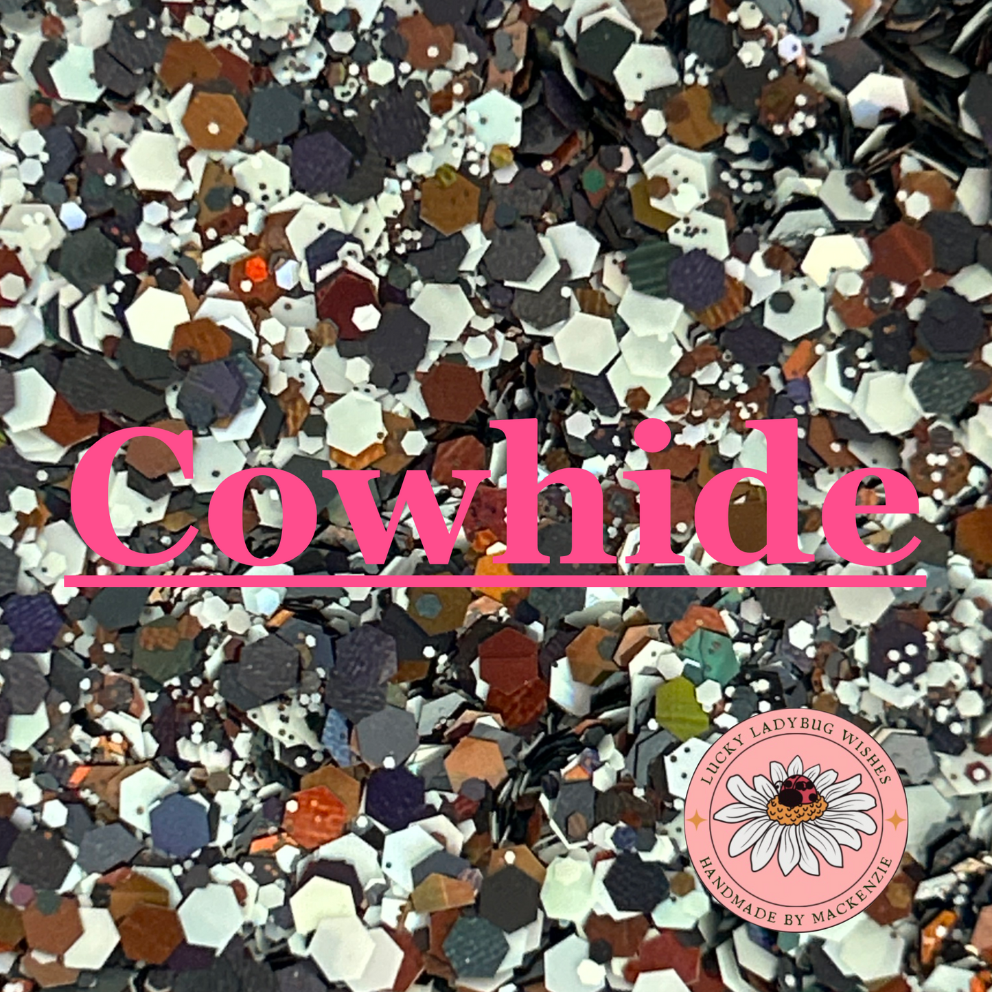 Cowhide Glitter