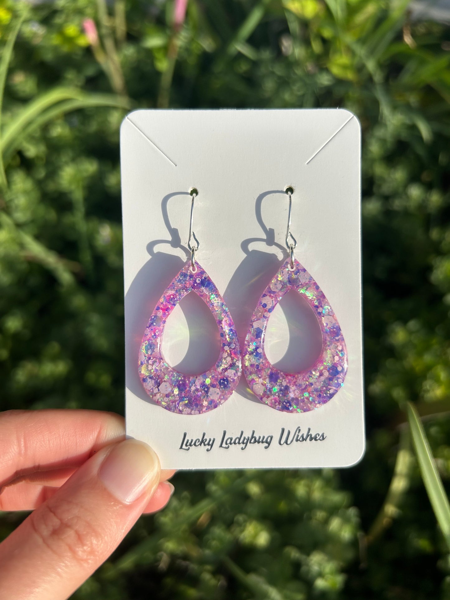 Small Summer Sunset earrings