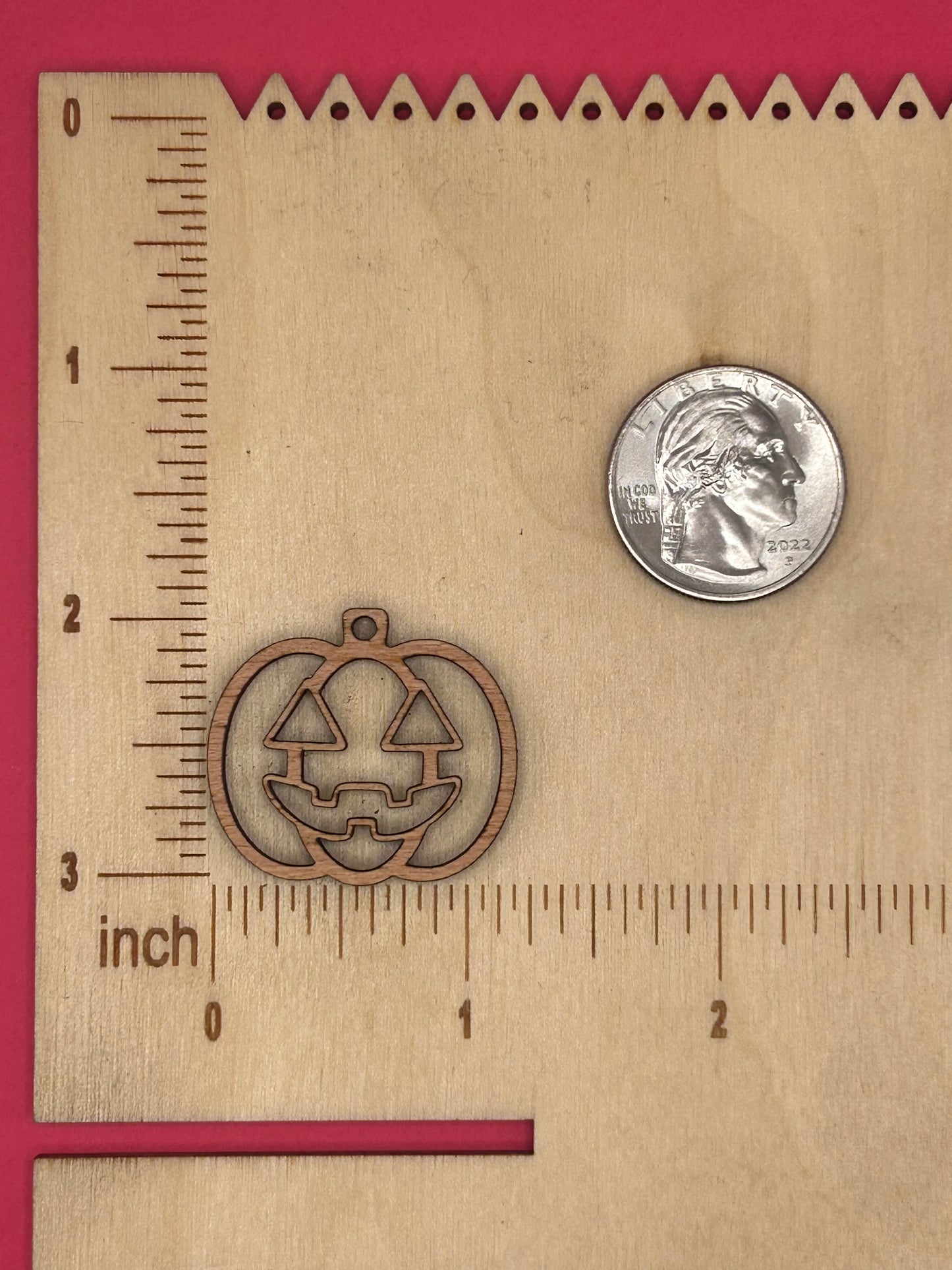 Blank Jack-O-Lantern Pumpkin wooden bezels