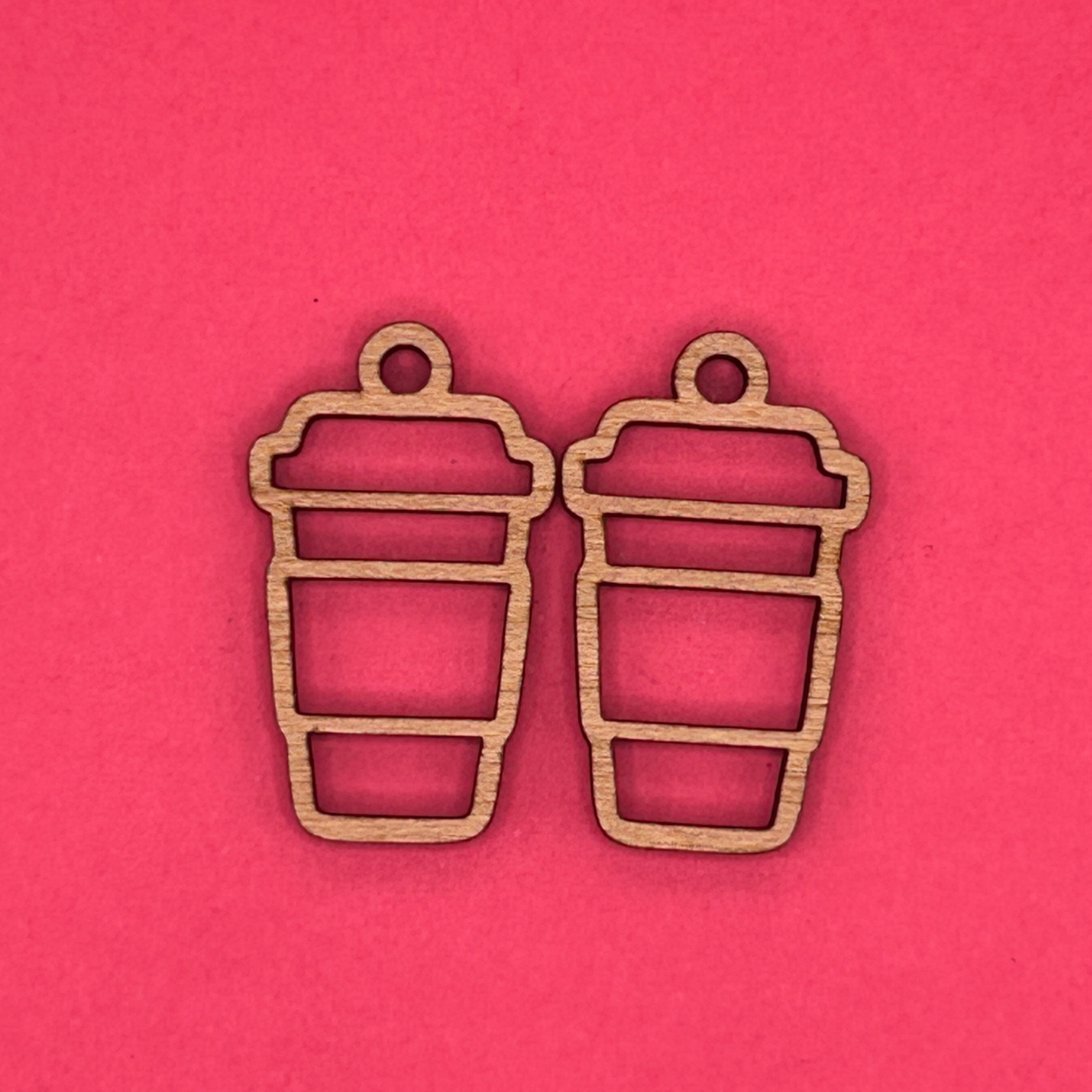 Blank Latte Cup wooden bezels
