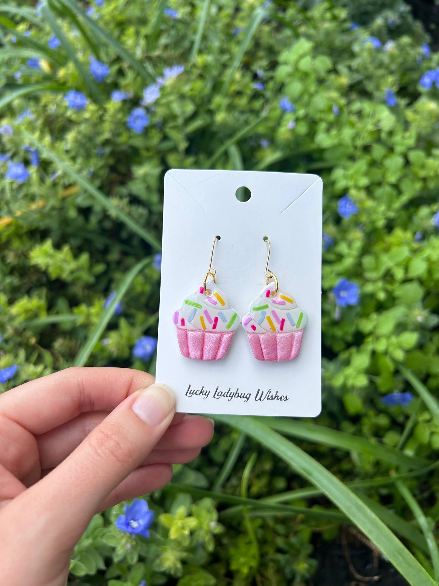 Cupcake earrings
