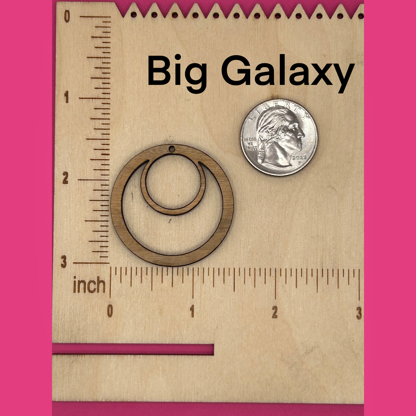Blank Galaxy wooden bezel