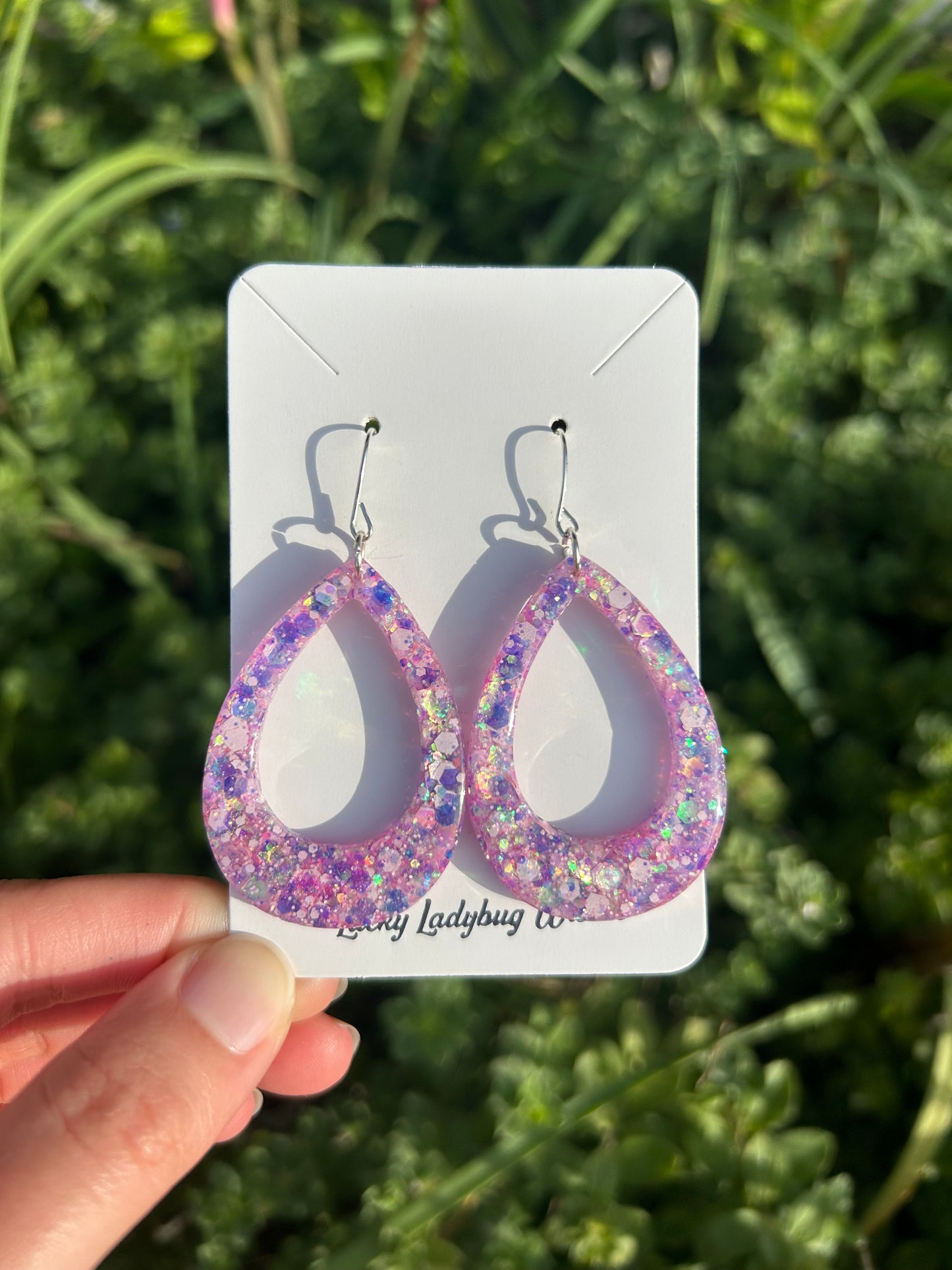 Big Summer Sunset earrings