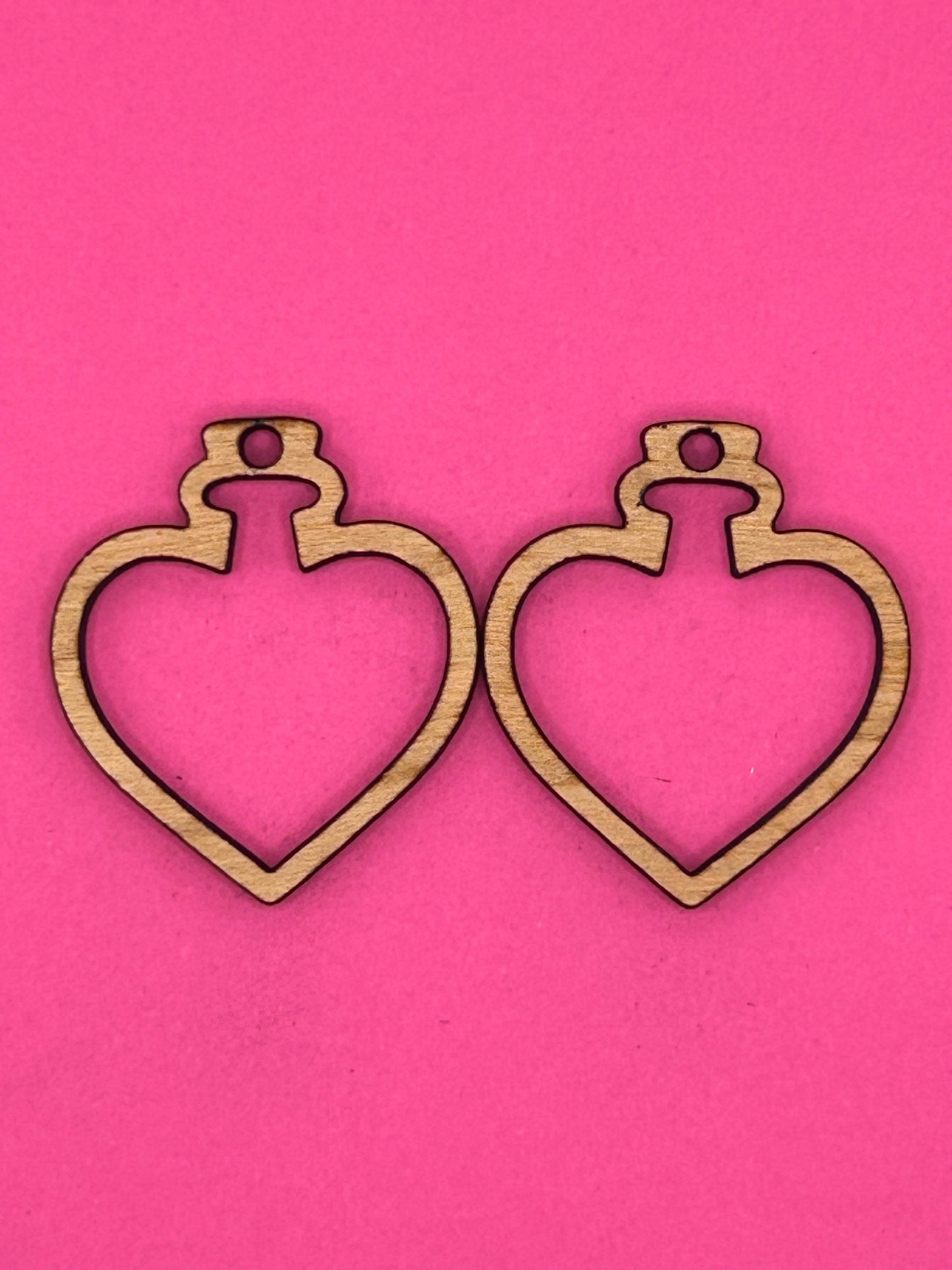 Blank love potion wooden bezel