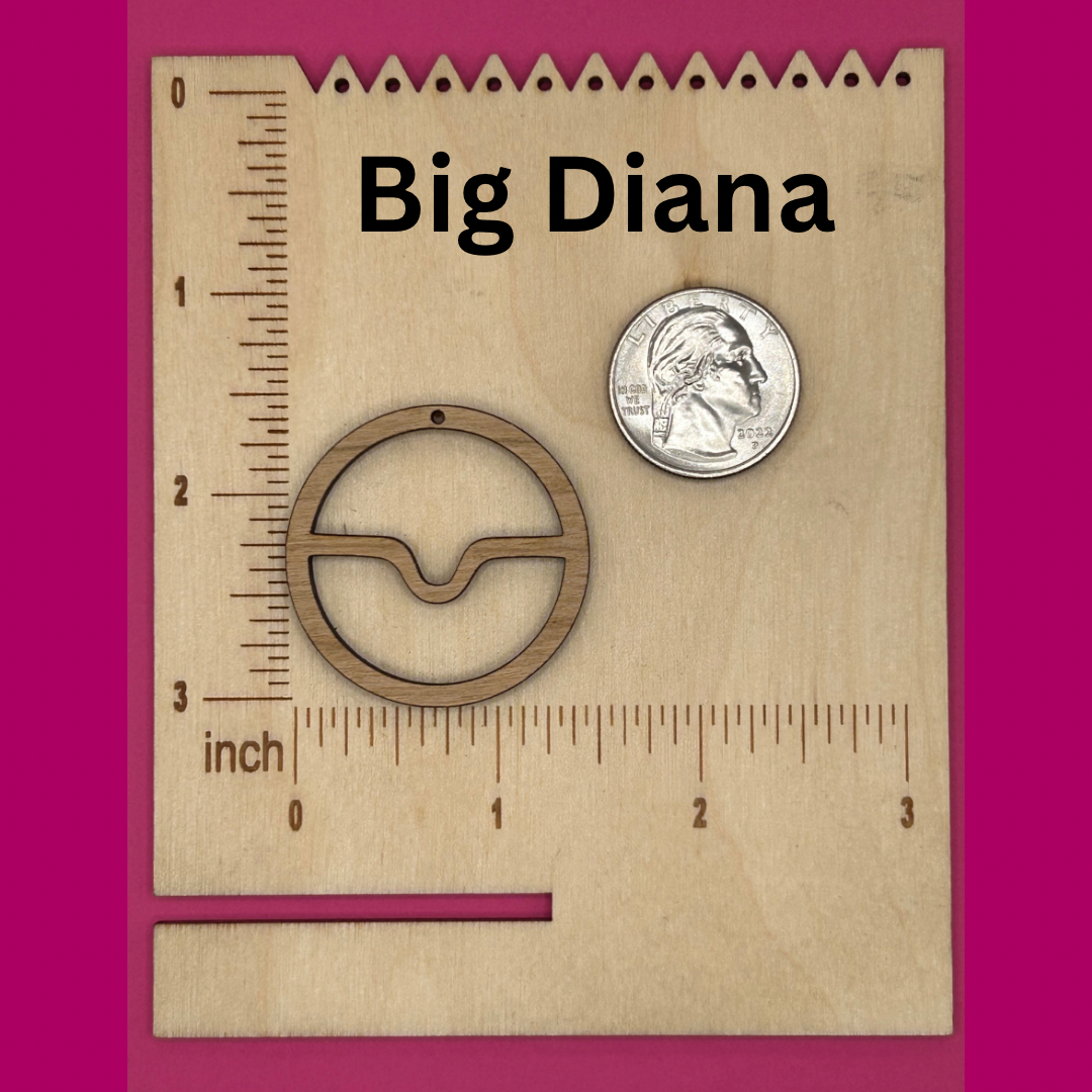 Blank Diana wooden bezel