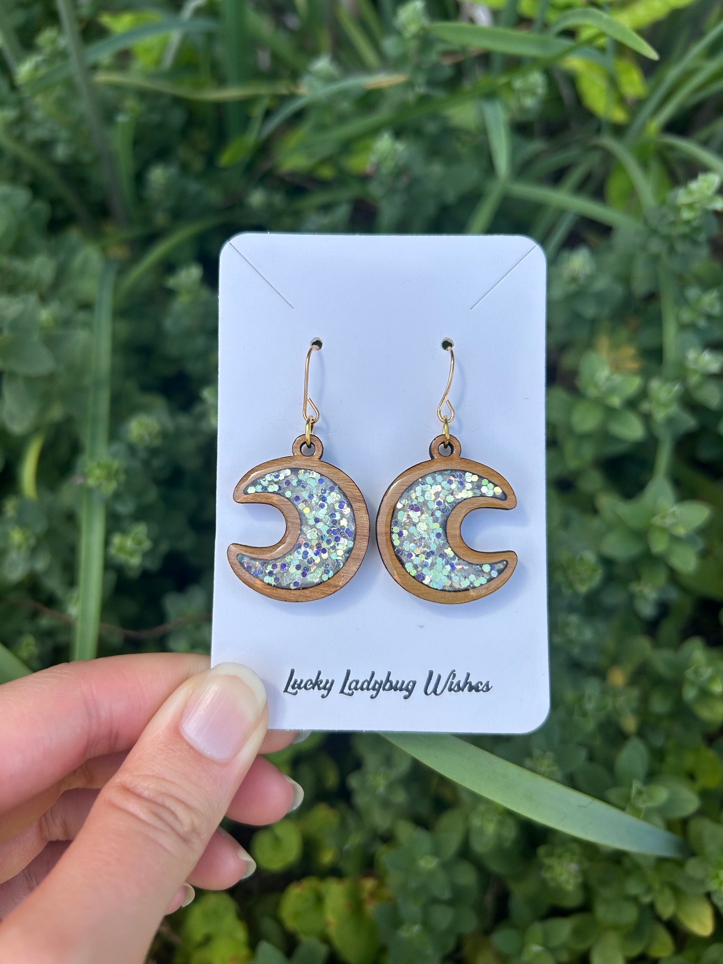 Moon earrings
