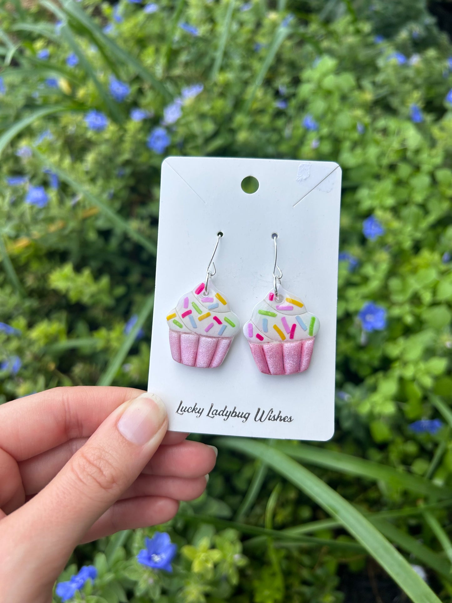 Cupcake earrings