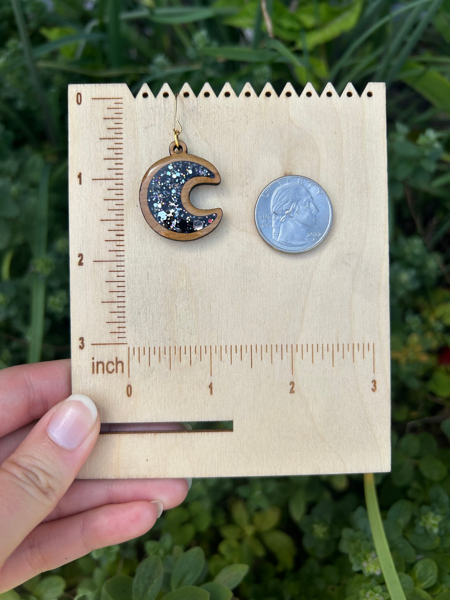 Moon earrings